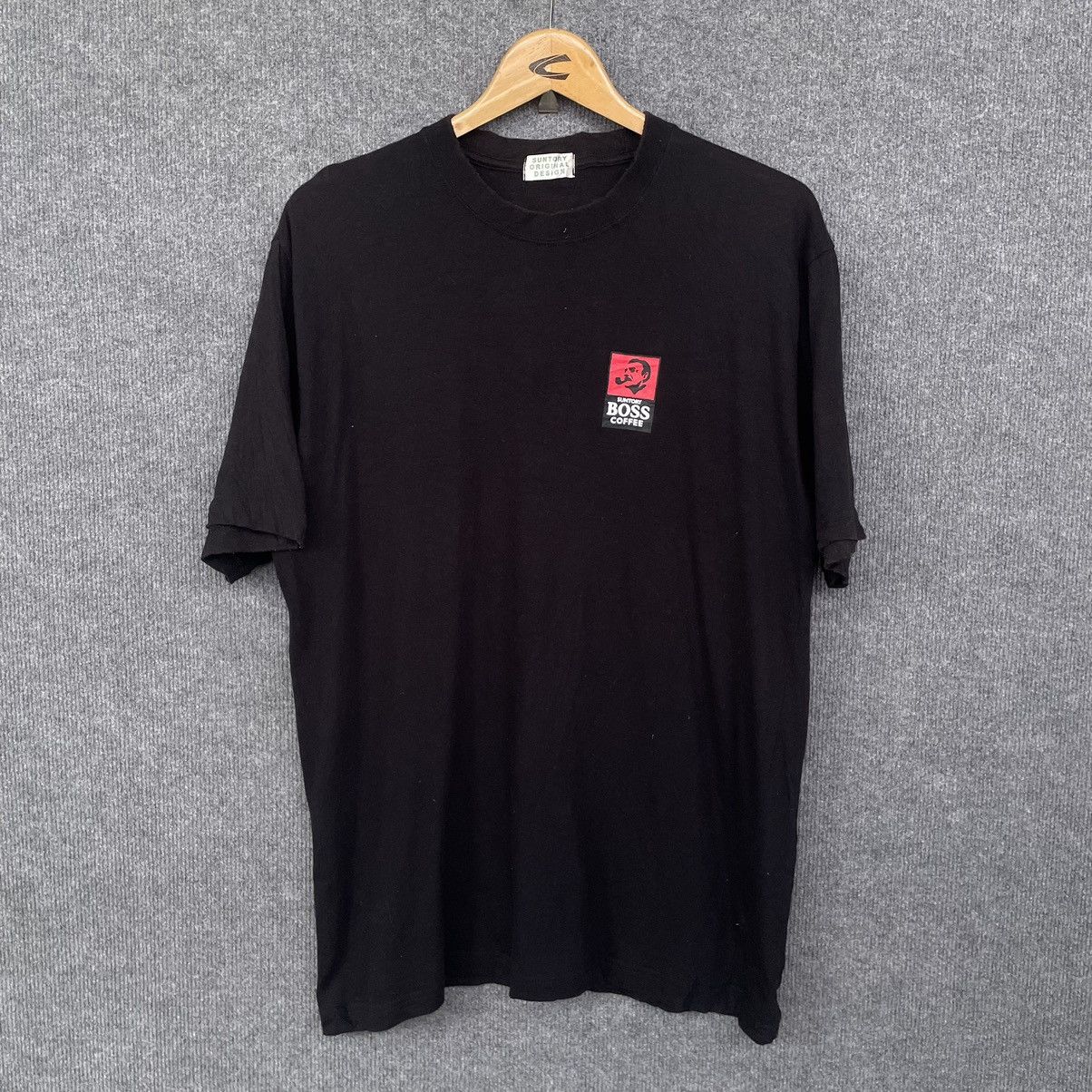 Japanese Brand × Vintage Vintage Suntory Boss Coffee Minimalist Design T Shirt Size US L / EU 52-54 / 3 - 1 Thumbnail