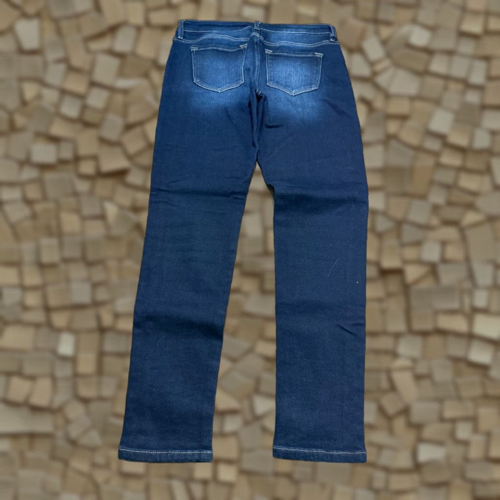 Vintage KanCan Jeans Women's 28 Blue Denim Mid Rise Skinny Dark Wash Jeans 5-Pocket Regular Stretch Size 28" / US 6 / IT 42 - 1 Thumbnail