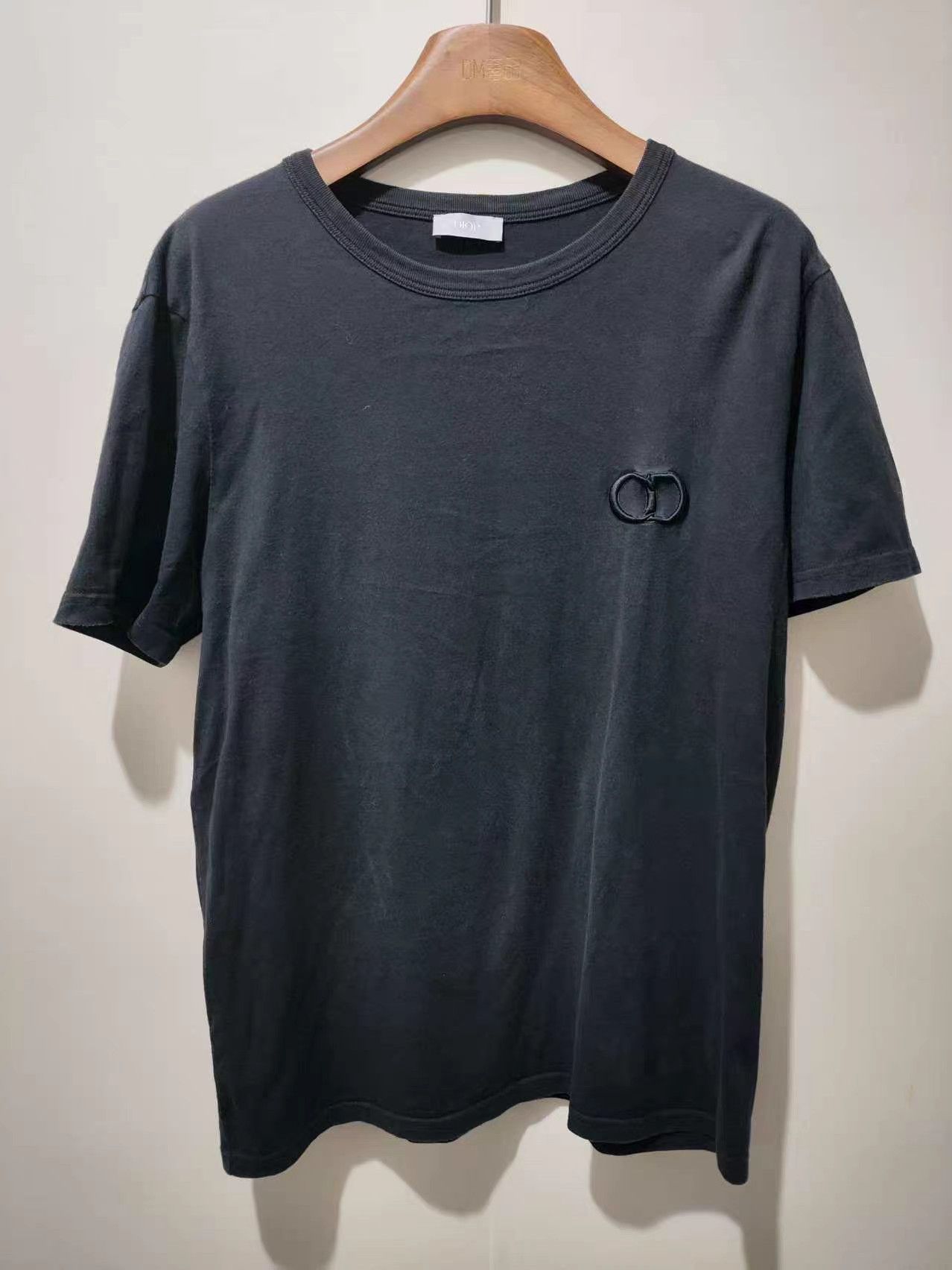 Dior DIOR Logo Embroidered Short Sleeve T-Shirt K13 Size US M / EU 48-50 / 2 - 1 Thumbnail
