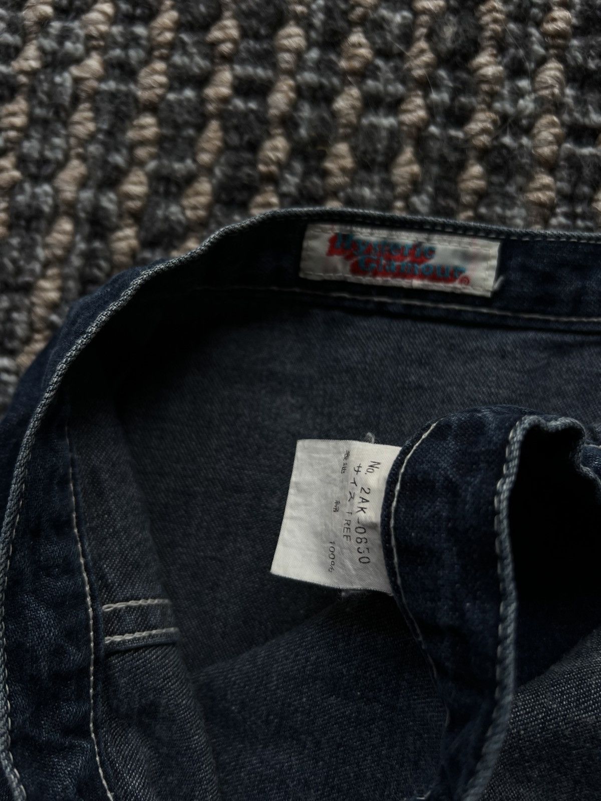 Hysteric Glamour Hysteric Glamour Spellout Denim Jeans Skirt Y2K Archive Size 26" / US 2 / IT 38 - 5 Thumbnail