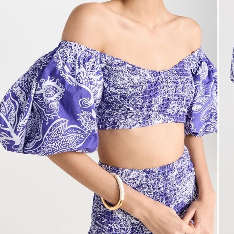 Mara Hoffman Mara Hoffman 2 Piece Set Pier Top Nicole Skirt Smocked XXS Size 25" / US 0 / IT 36 - 4 Thumbnail