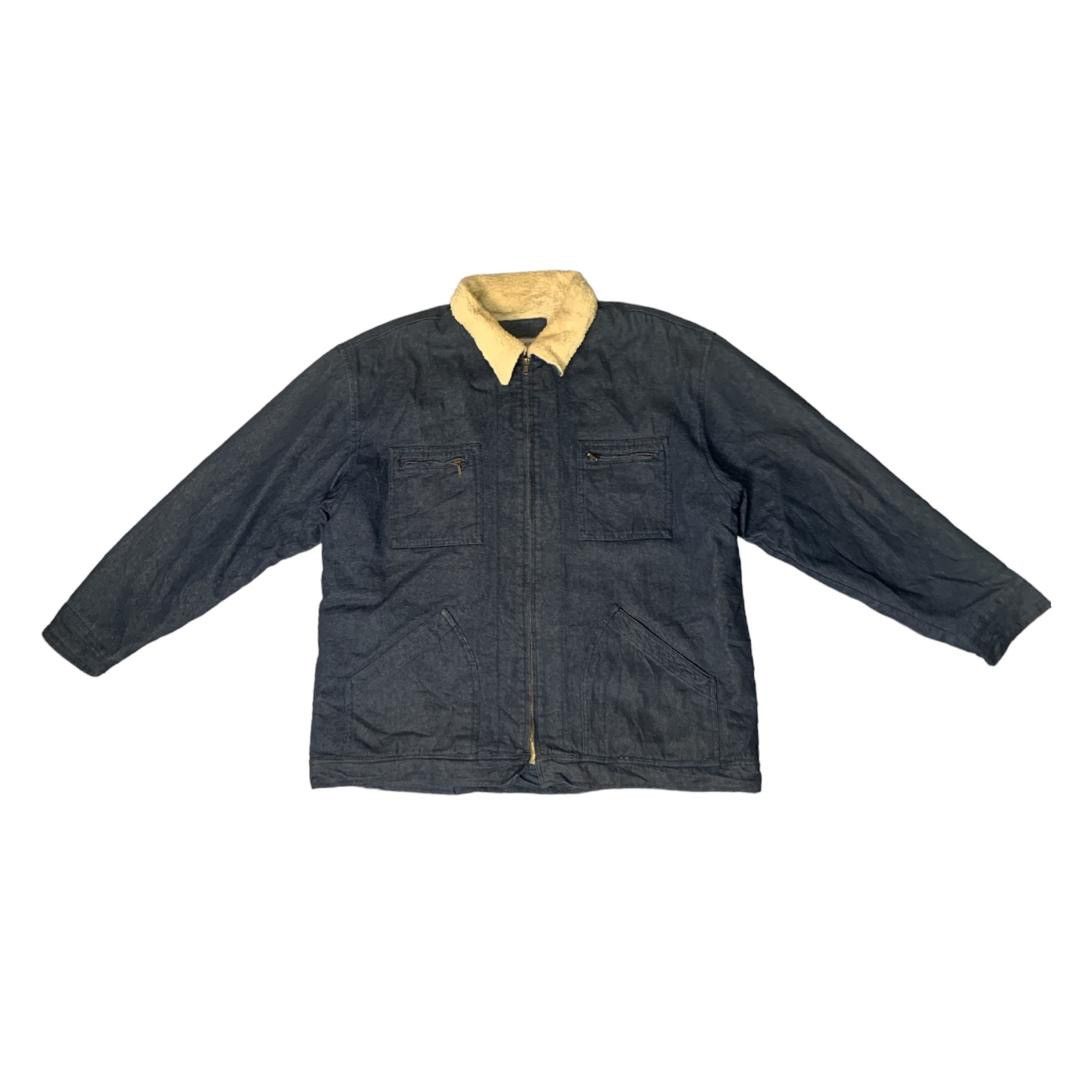 Japanese Brand Vintage May Club Sherpa Denim Jackets Size US XXL / EU 58 / 5 - 1 Thumbnail