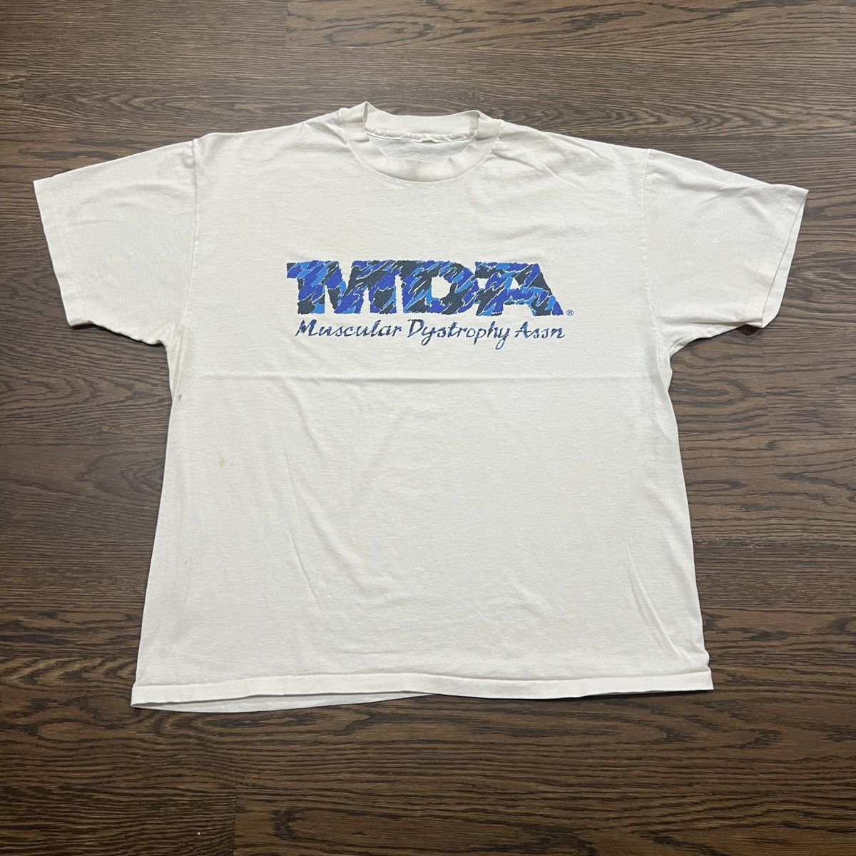 Vintage Vintage 90s MDA Muscular Dystrophy Association shirt Size US L / EU 52-54 / 3 - 1 Thumbnail