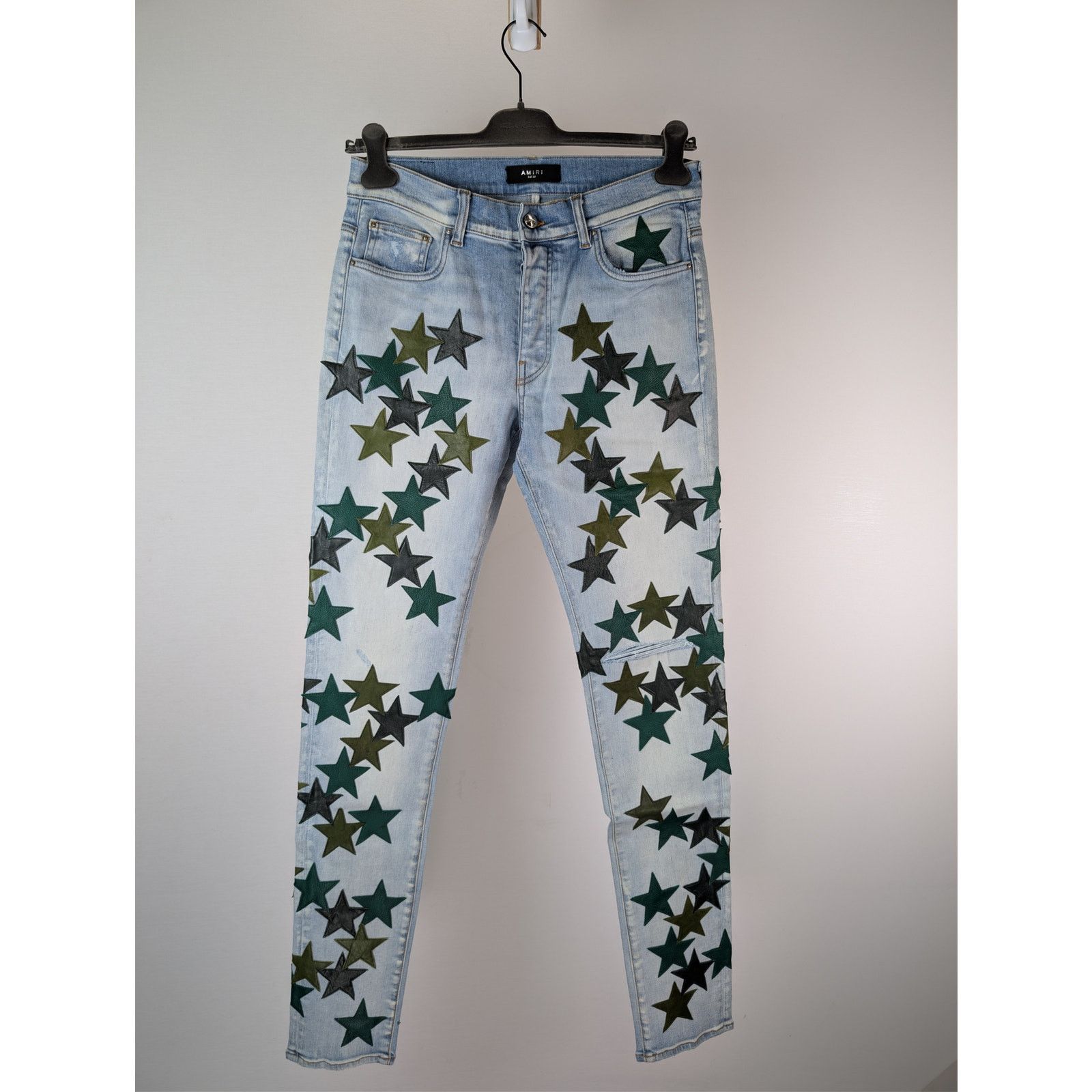 Amiri o1rshd1 Chemist Jean Denim Jeans in Light Indigo Size US 34 / EU 50 - 1 Thumbnail