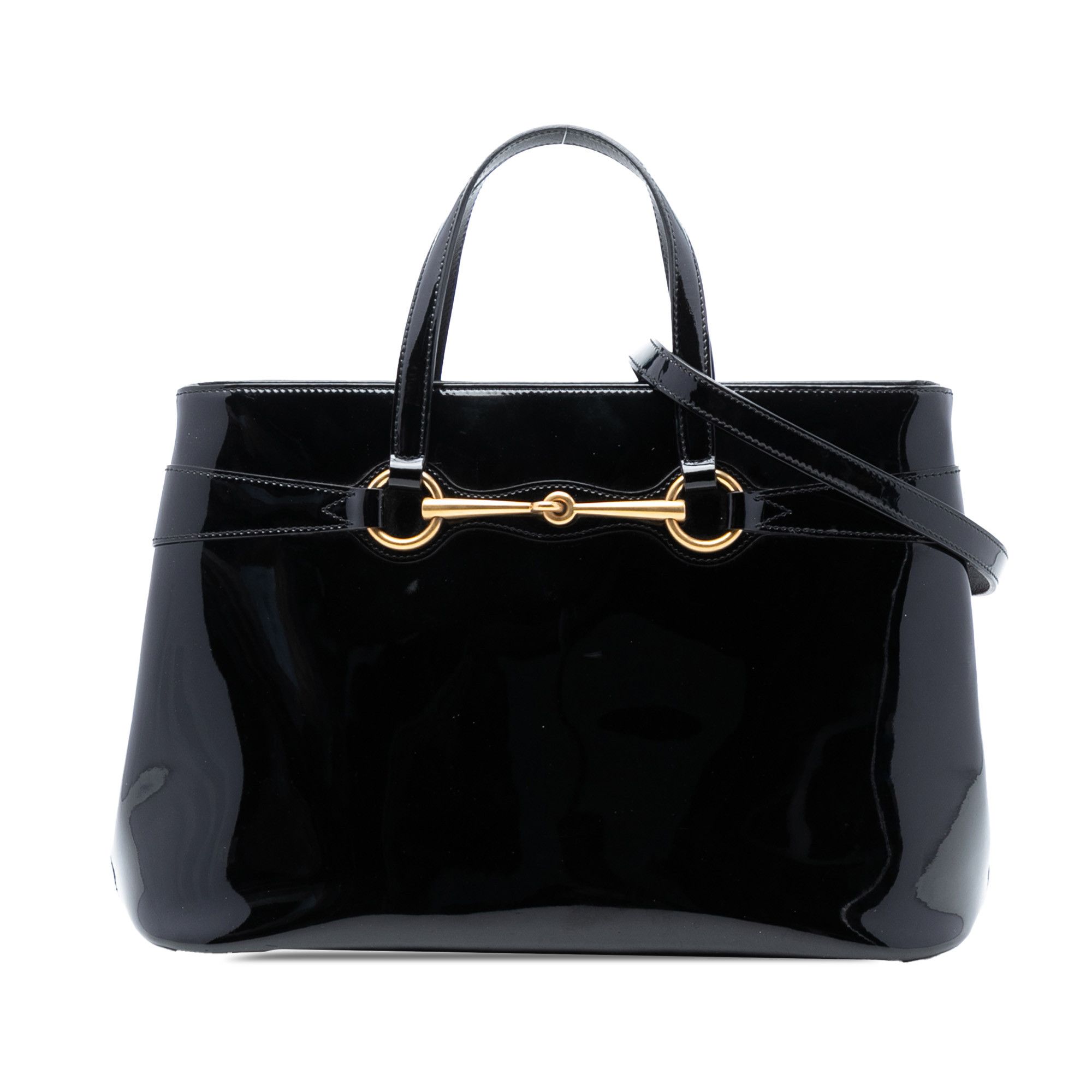 Gucci Gucci Patent Bright Bit Satchel Size ONE SIZE - 1 Thumbnail