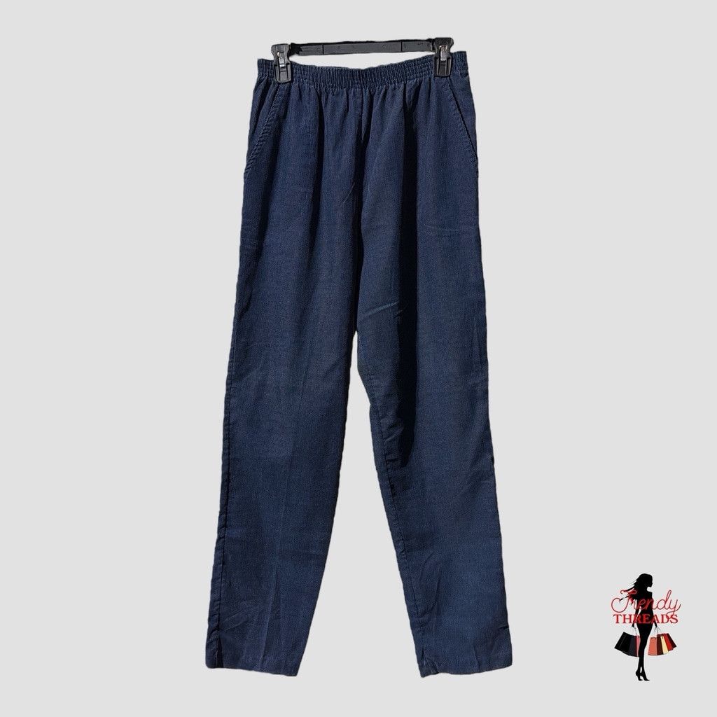 Vintage VTG 70s 80s Womens MEDIUM Corduroy HighRise Pants Straight L Size 30" / US 8 / IT 44 - 1 Thumbnail
