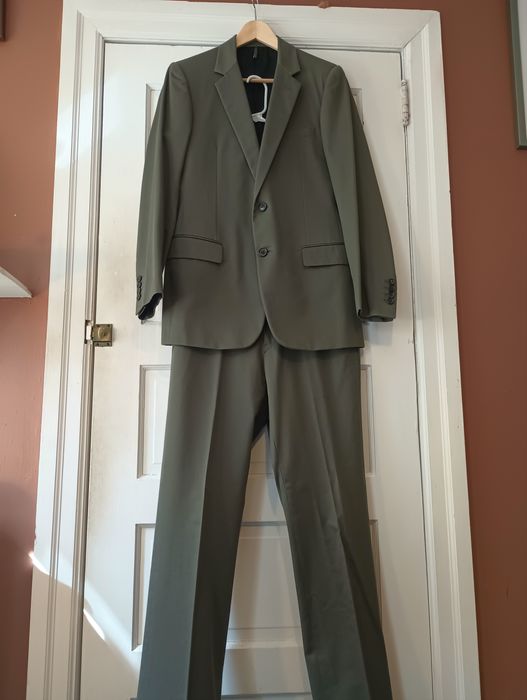 Dior Dior Homme Hedi Slimane cotton suit Grailed