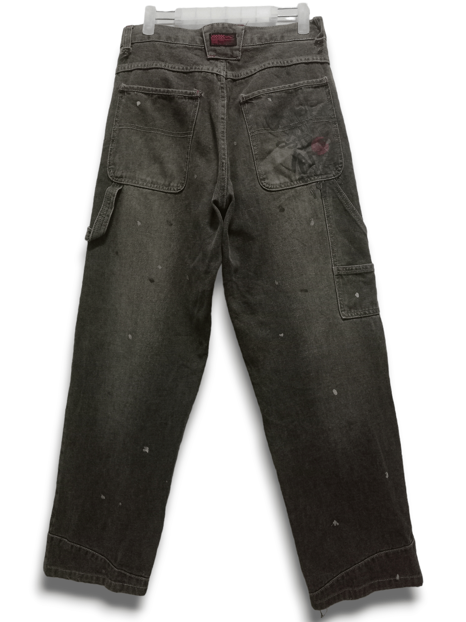 Vans Vintage Vans Baggy Painted Graffiti Carpenter Denim Pants Size US 30 / EU 46 - 1 Thumbnail