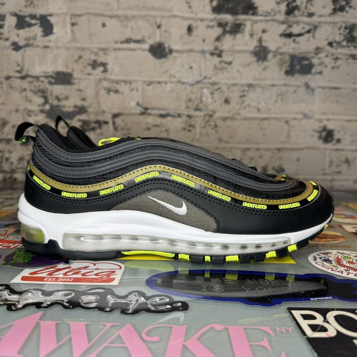 Nike × Undefeated Nike Air Max 97 Undefeated Black Sz 10 Brand New Size US 10 / EU 43 - 3 Thumbnail
