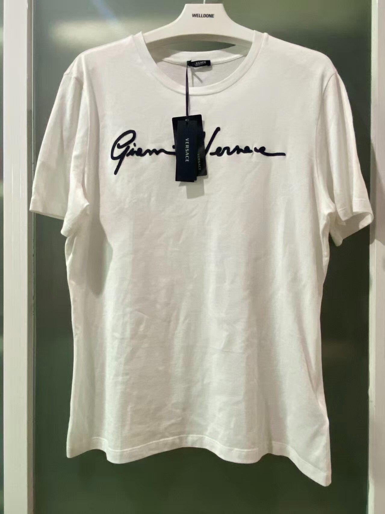 Versace Versace GV Embroidered Crewneck T-Shirt Size US XS / EU 42 / 0 - 1 Thumbnail