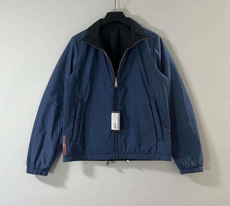 Prada Reversible Jacket Prada Windbreaker Blue Prada Reversible