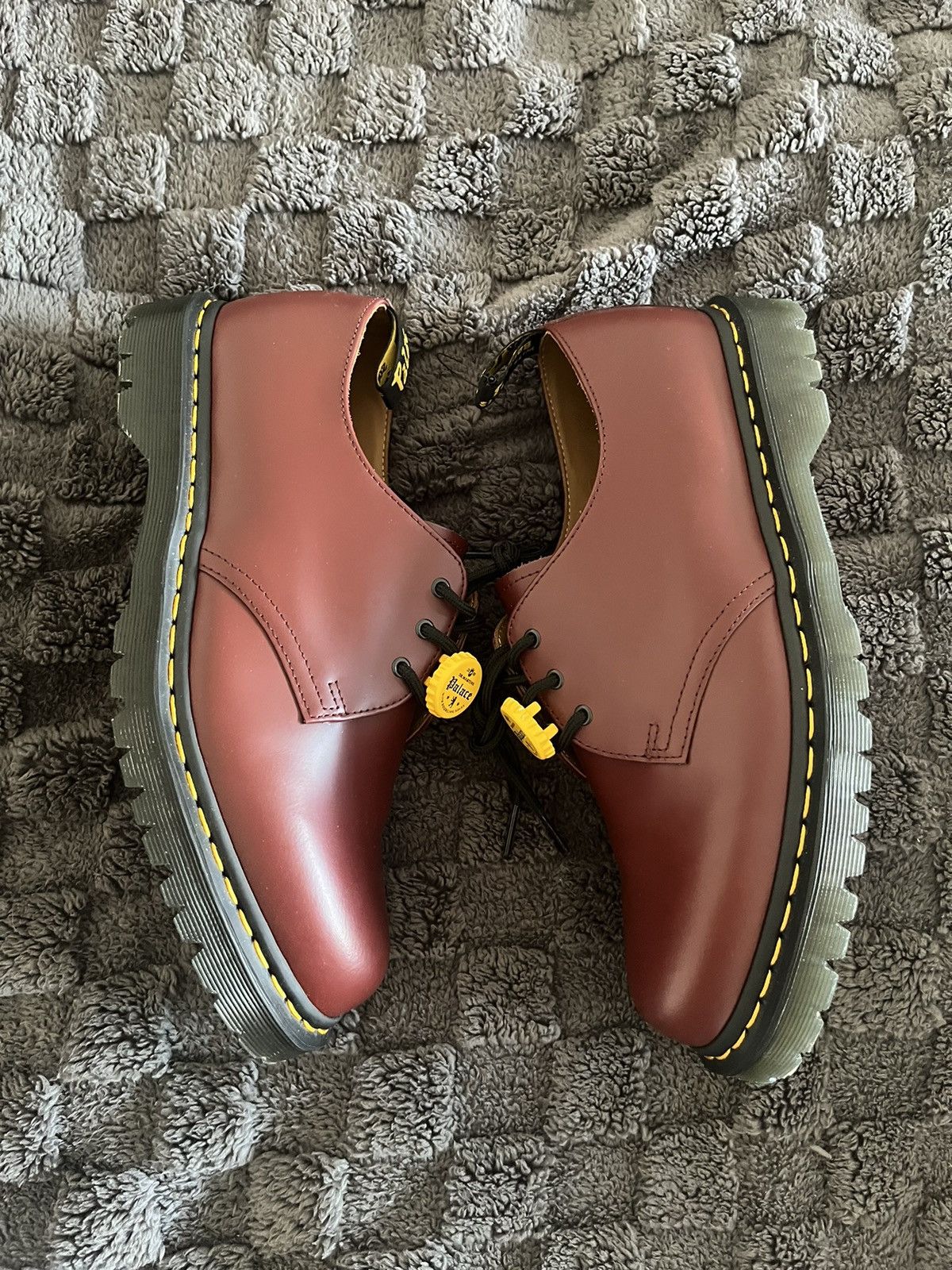 Dr. Martens Dr.Martens 1461 x Palace Vintage Smooth Leather Cherry 46 Size US 12 / EU 45 - 2 Thumbnail