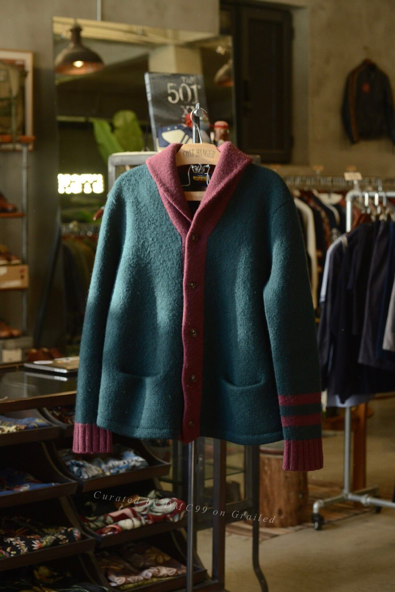 Rugby Ralph Lauren Rugby RL Shawl Collar Colorblock Wool Cardigan Size US L / EU 52-54 / 3 - 1 Thumbnail