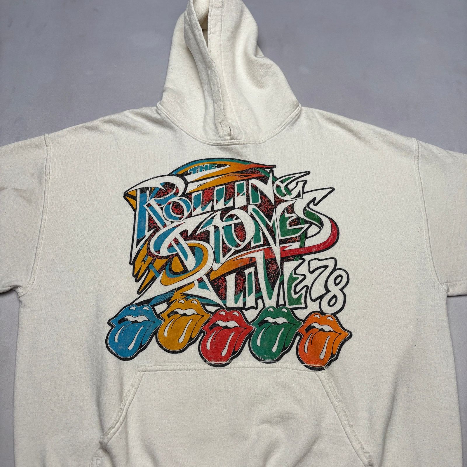 MadeWorn Madeworn Rolling Stones Live 78 Tour Hoodie Large Vintage Size US L / EU 52-54 / 3 - 2 Thumbnail