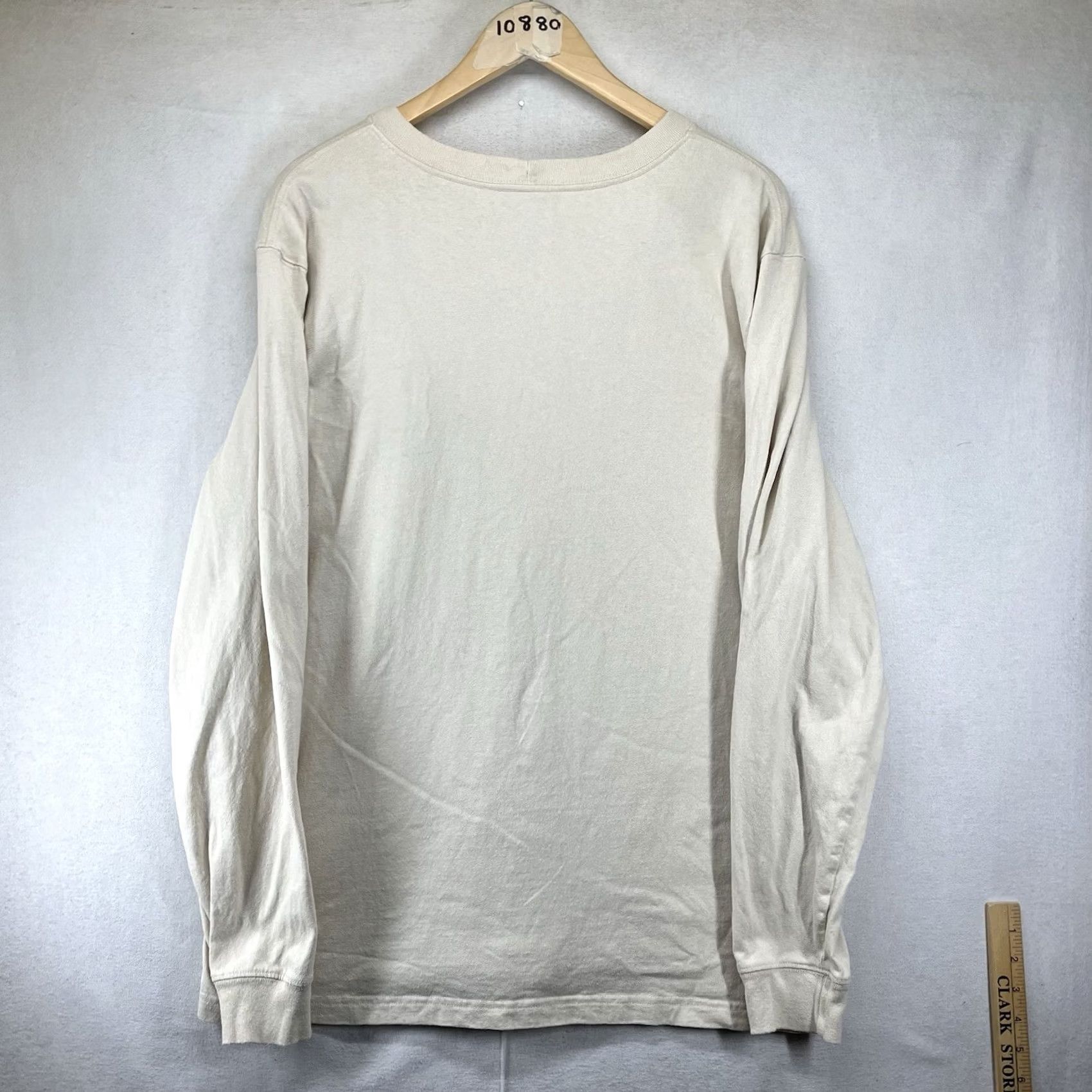 Carhartt Carhartt Men's Long Sleeve T-Shirt Relaxed Fit Large Chest Logo Beige EUC Size US L / EU 52-54 / 3 - 2 Thumbnail
