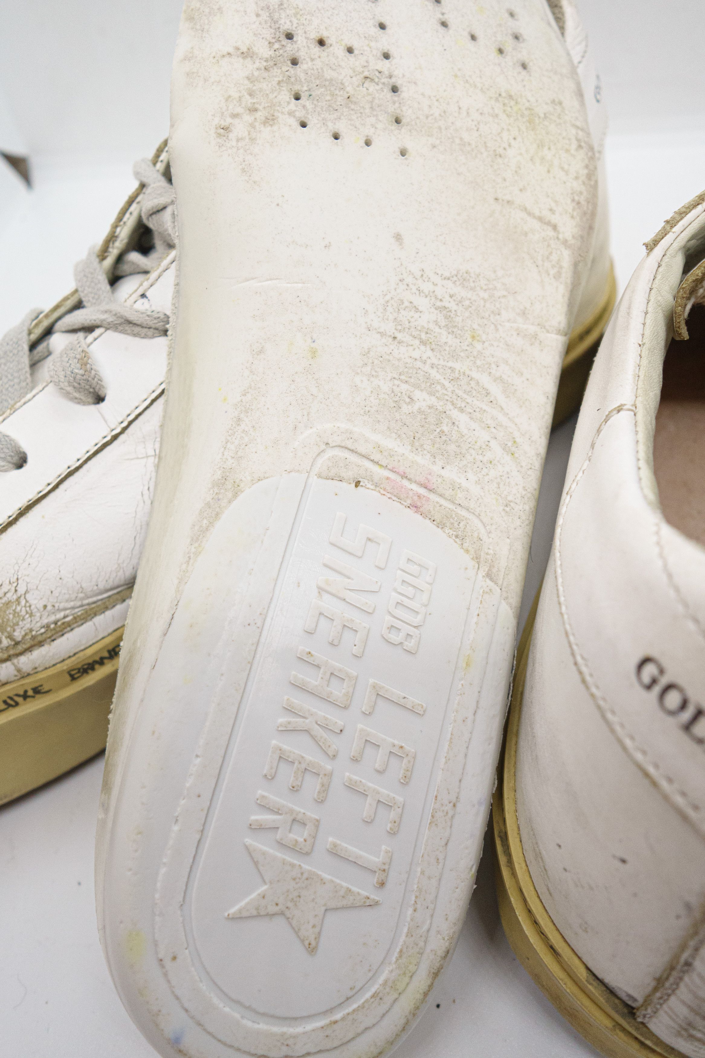 Golden Goose Hi-Star Distressed Grunge Low Sneakers Size US 9 / IT 39 - 8 Thumbnail