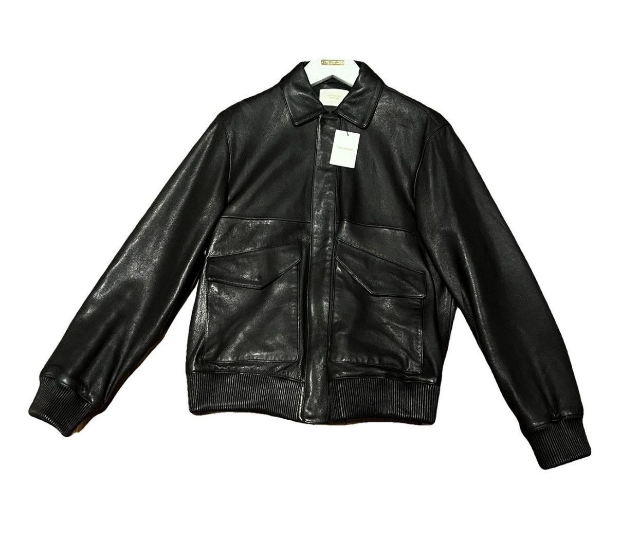 Aime Leon Dore Aime Leon Dore Leather Bomber Jacket Size US M / EU 48-50 / 2 - 1 Thumbnail