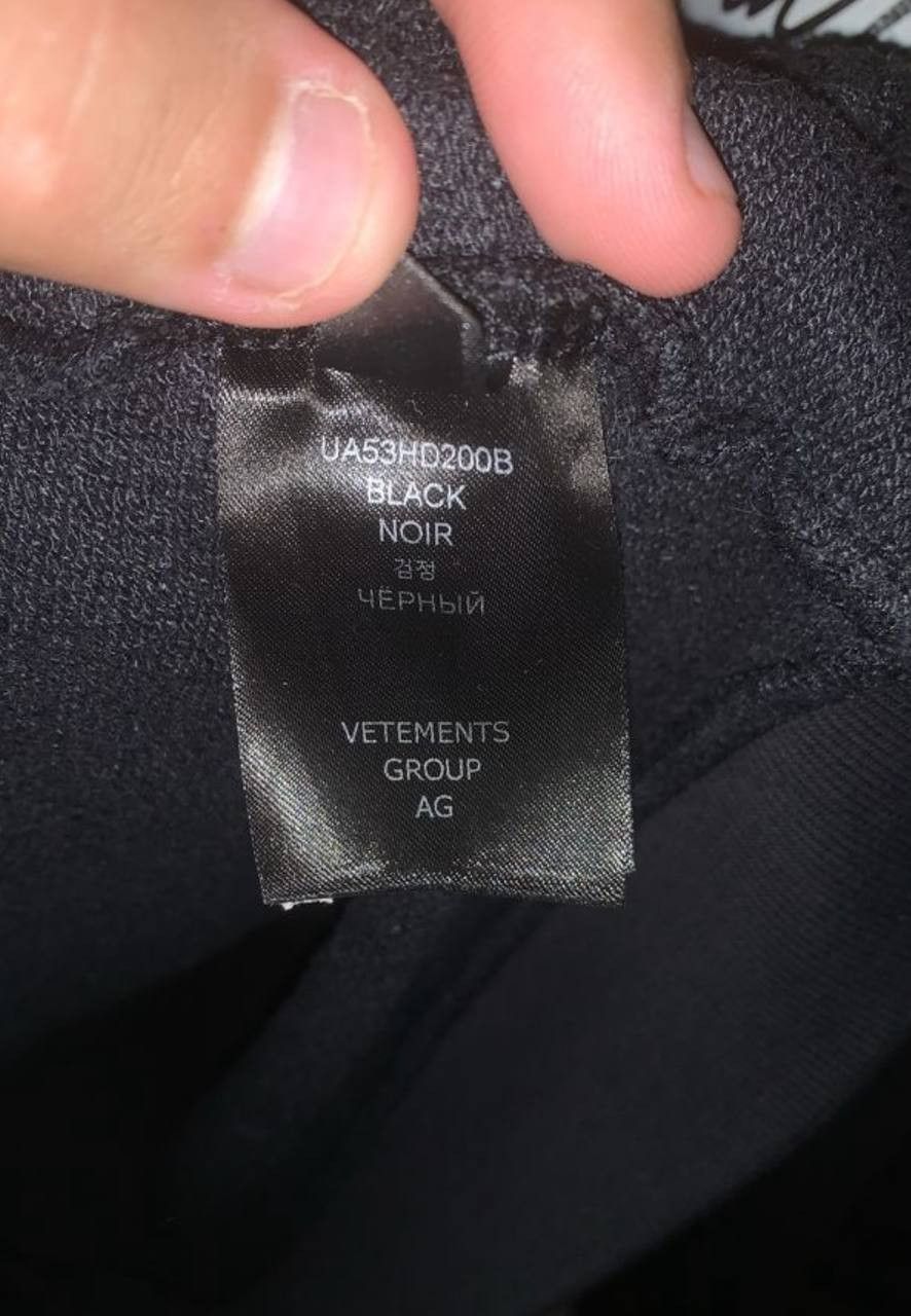 Vetements Vetements "My Name Is" Hoodie Size US XS / EU 42 / 0 - 7 Thumbnail