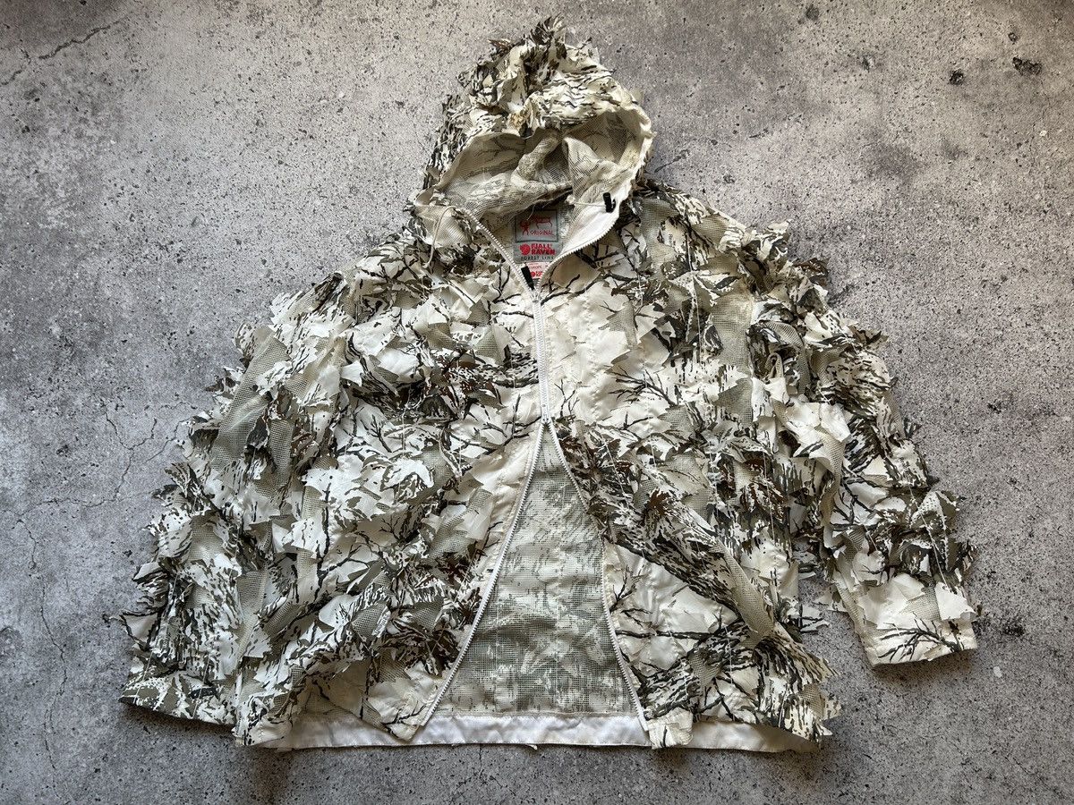 Fjallraven × Vintage Fjallraven Sample White camo jacket leaves vintage Size US M / EU 48-50 / 2 - 8 Thumbnail