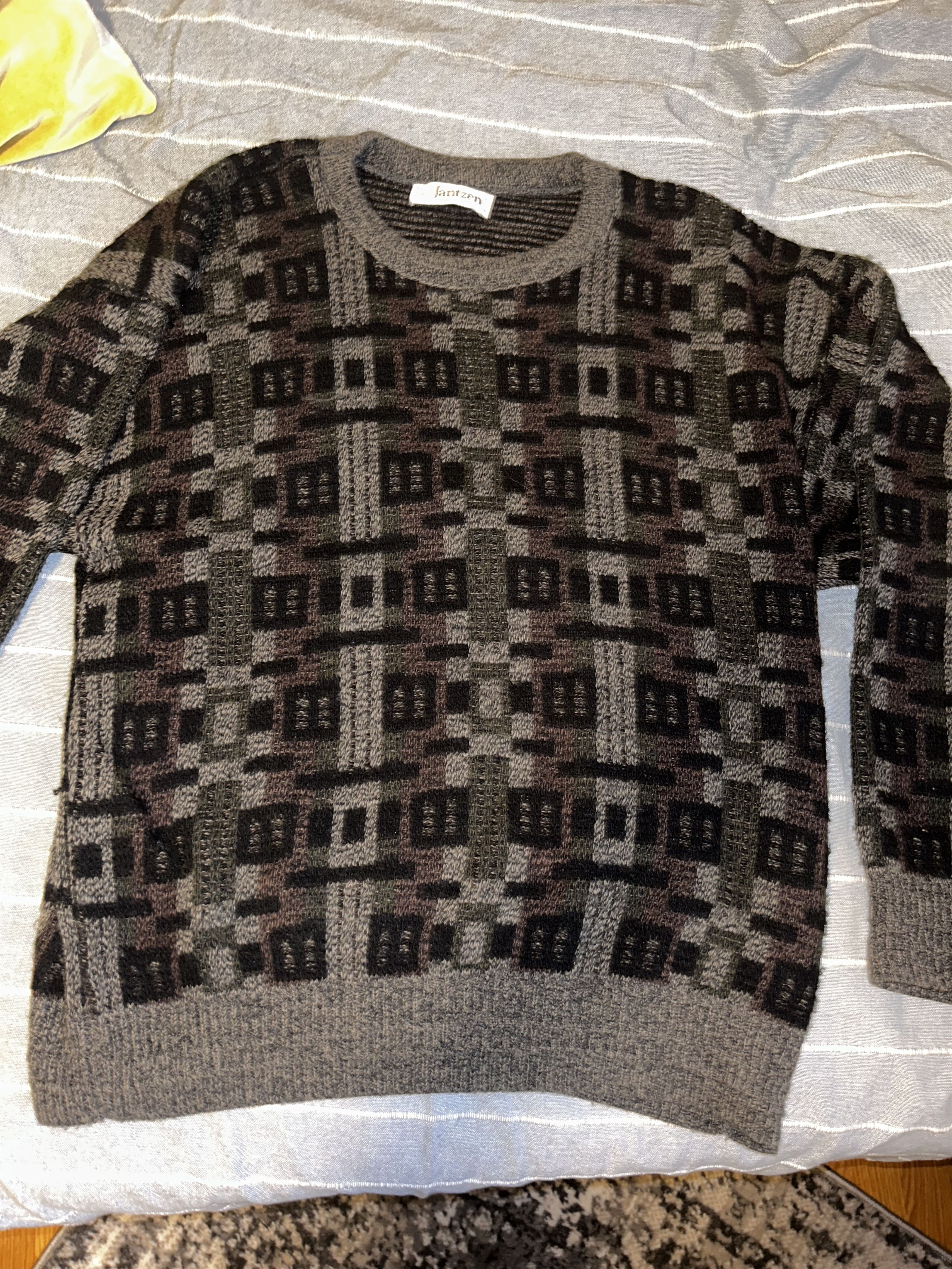 Jantzen × Vintage Vintage Knit Sweater Size US L / EU 52-54 / 3 - 1 Thumbnail