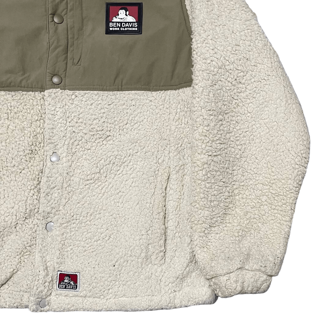 Ben Davis Vintage Ben Davis Fleece Hooded Jacket Size US M / EU 48-50 / 2 - 4 Thumbnail