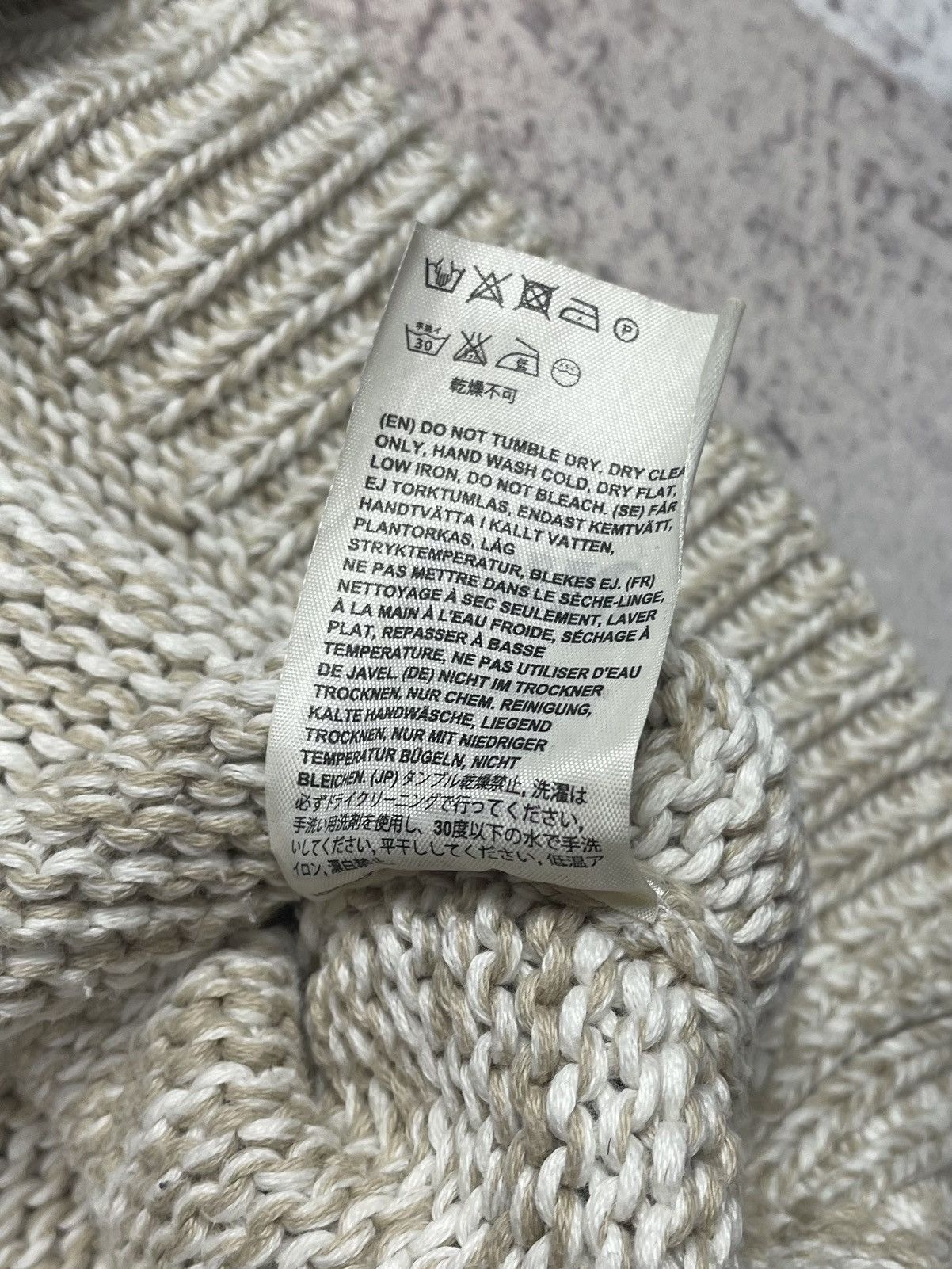 Acne Studios Acne Studios M Beige Knit Chunky Sweater (Women’s) egv Size M / US 6-8 / IT 42-44 - 5 Thumbnail