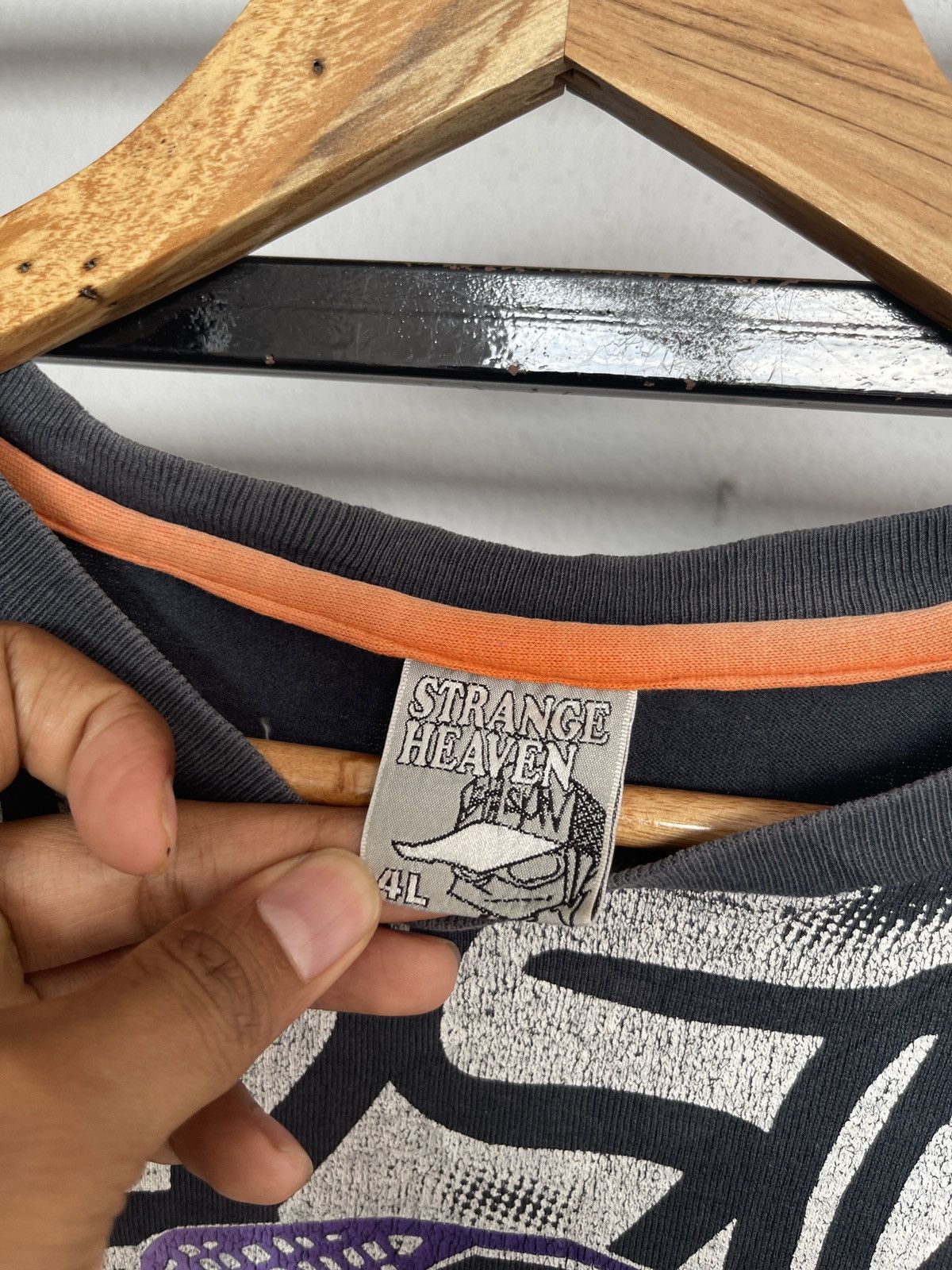 Japanese Brand Distressed Strange Heaven Hip Hop Style Size US L / EU 52-54 / 3 - 4 Thumbnail