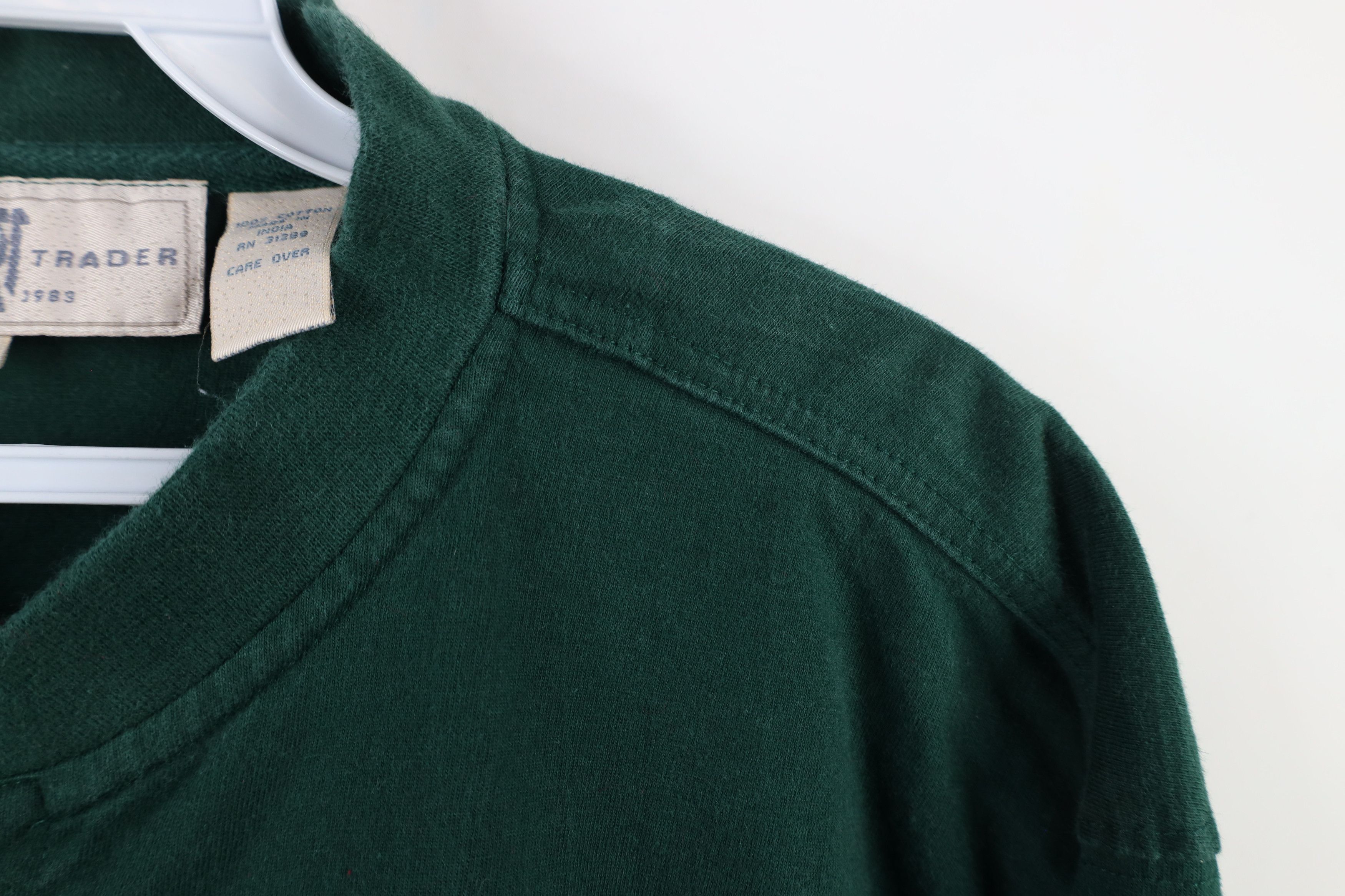 Vintage Vintage 90s Streetwear Cotton Long Sleeve Henley T-Shirt Size US XL / EU 56 / 4 - 4 Thumbnail