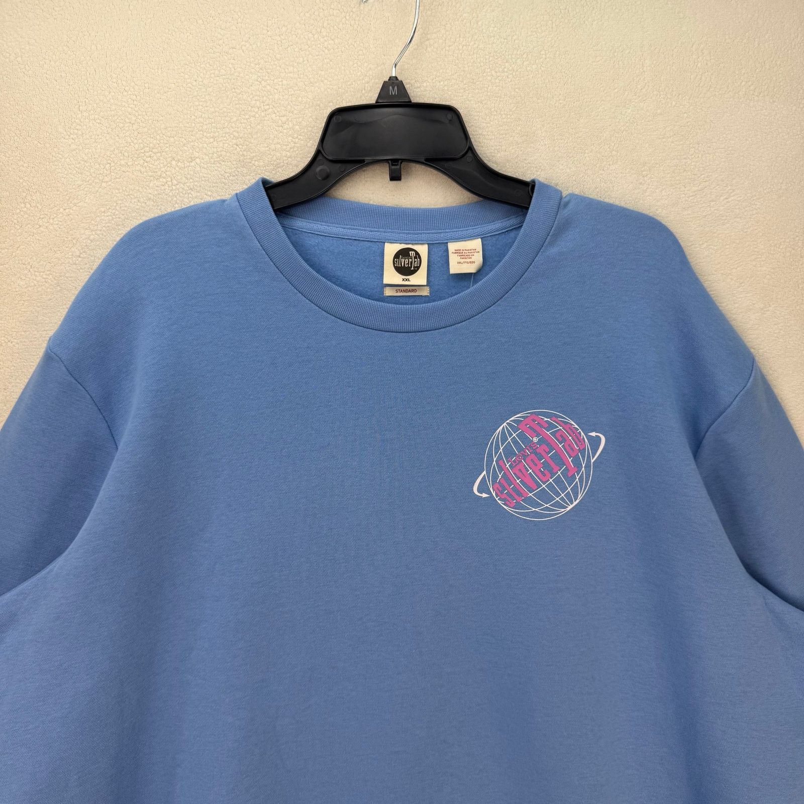 Levi's LEVI'S MEN'S XXL SILVERTAB AROUND THE WORLD CREWNECK Size US XXL / EU 58 / 5 - 2 Thumbnail
