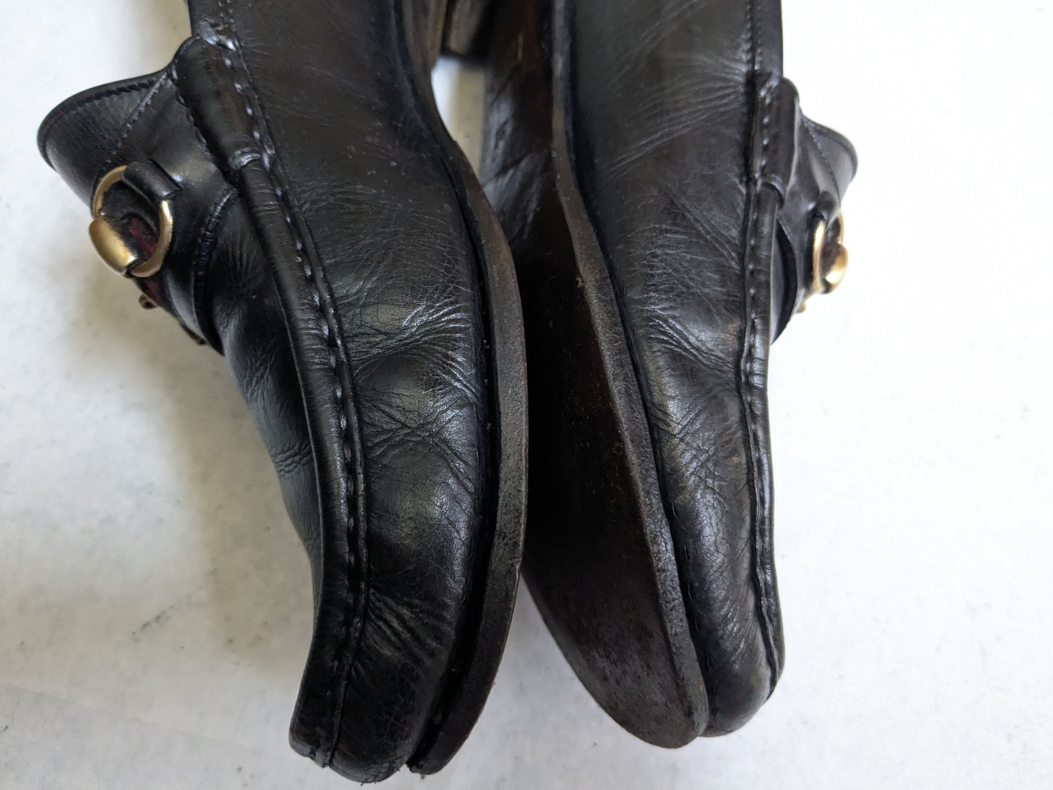 Gucci Gucci Horsebit Loafers Black 8 Leather Size US 8 / EU 41 - 9 Thumbnail