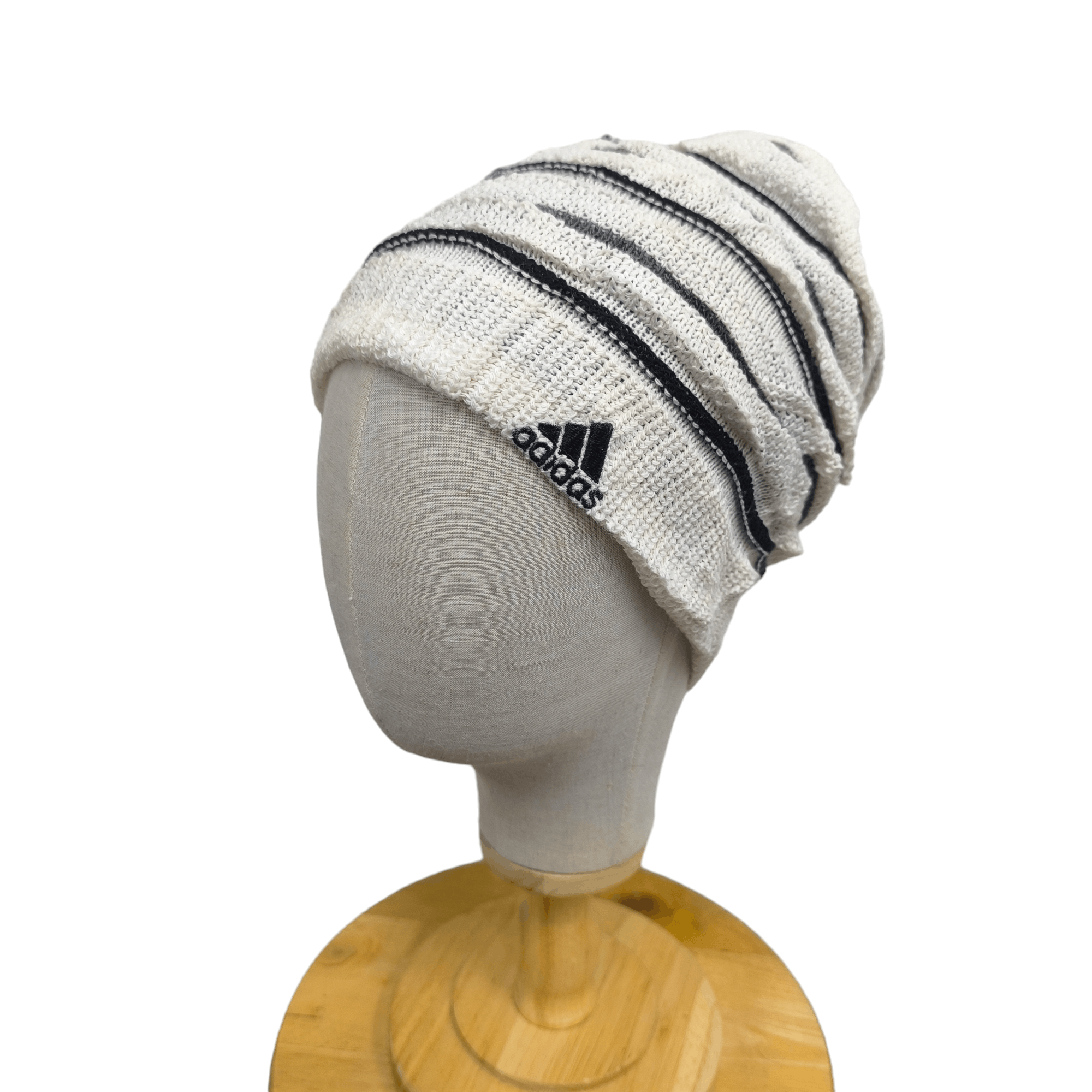 Adidas ✨Vintage adidas flag stripes beanie hat Size ONE SIZE - 1 Thumbnail