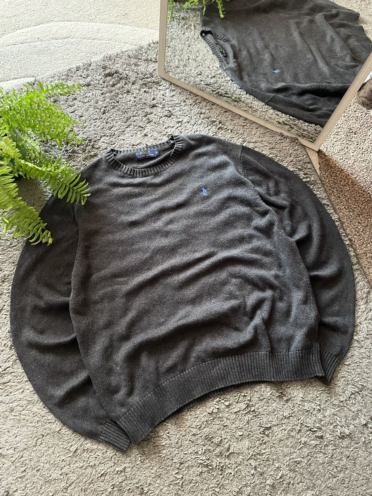 Polo Ralph Lauren × Vintage Polo Ralph Lauren Sweater Streetwear Vintage Basic Logo Rare Size US XL / EU 56 / 4 - 2 Thumbnail