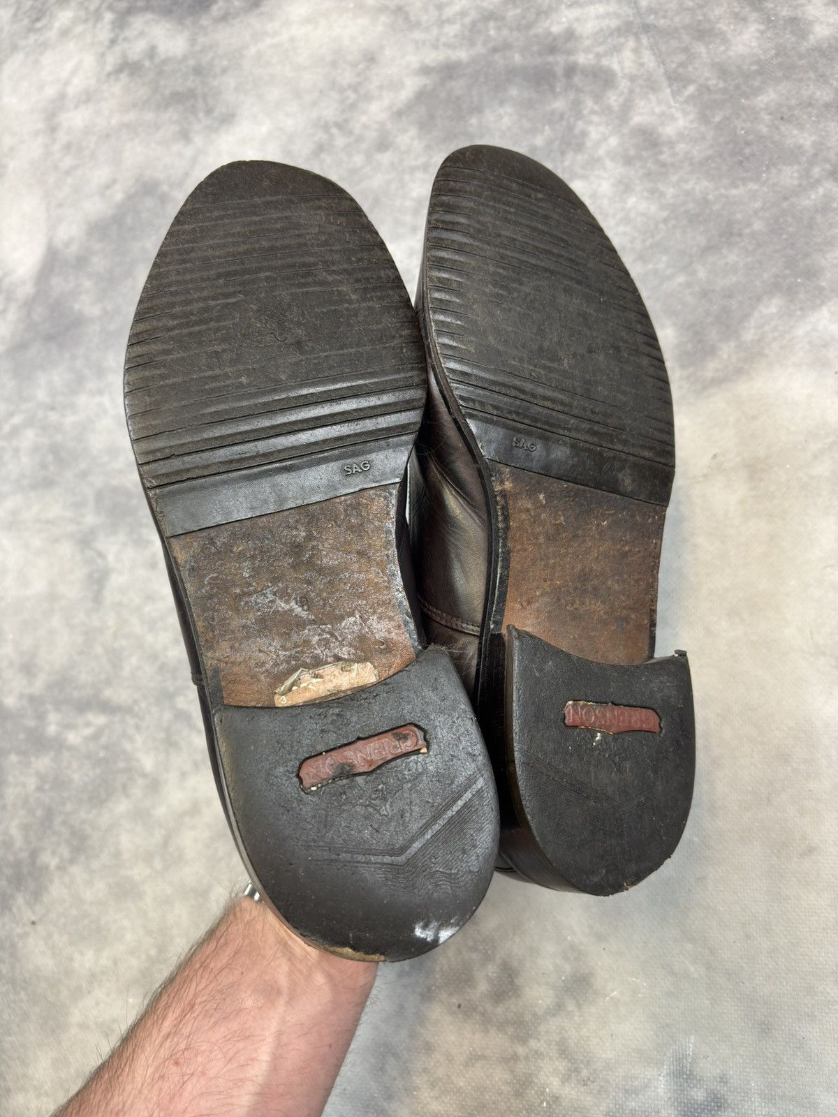 Grenson × Vintage Vintage Grenson casual leather formal shoes derby old money Size US 7 / EU 40 - 5 Thumbnail