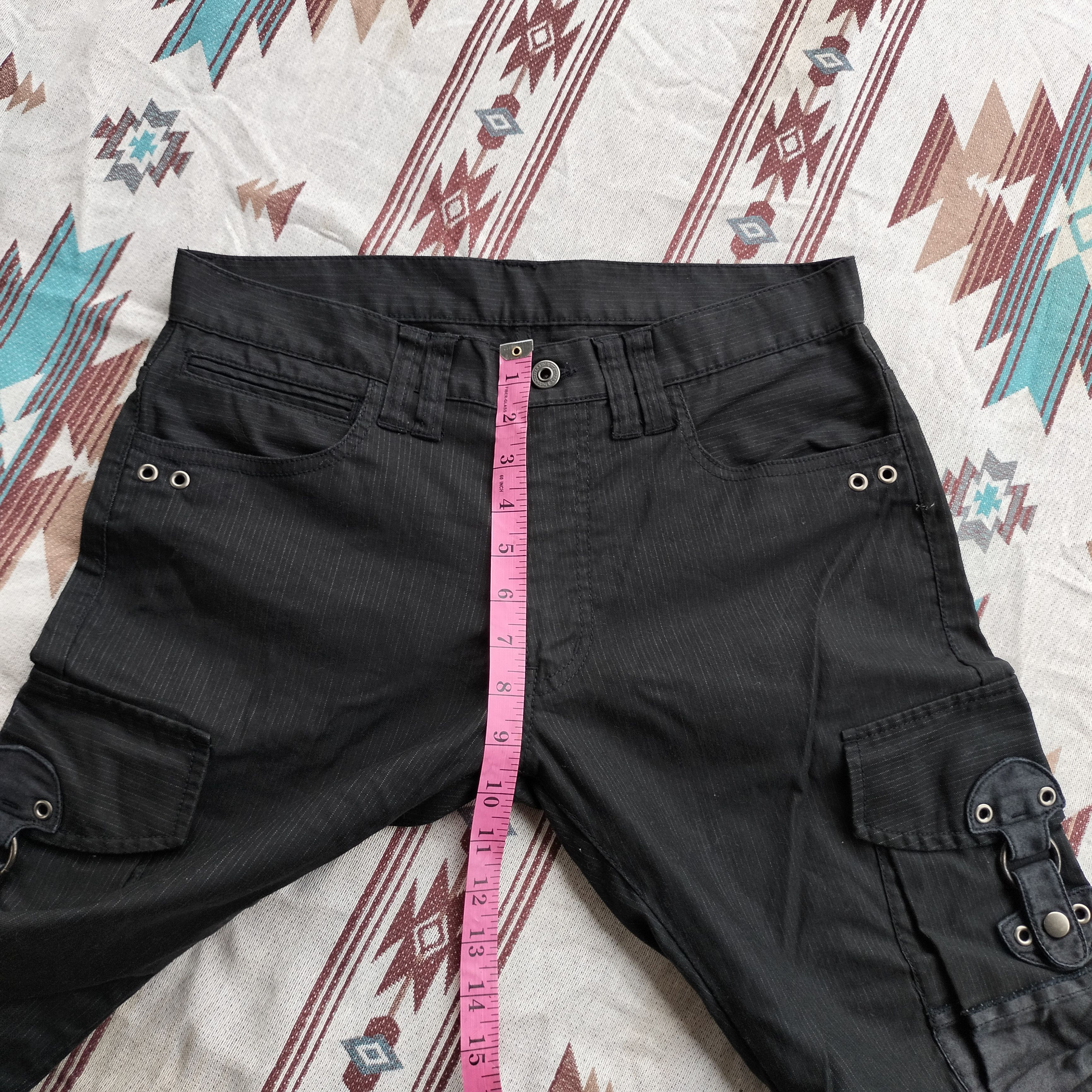 Tornado Mart Difference japan black flare cargo pants Size US 31 - 14 Thumbnail