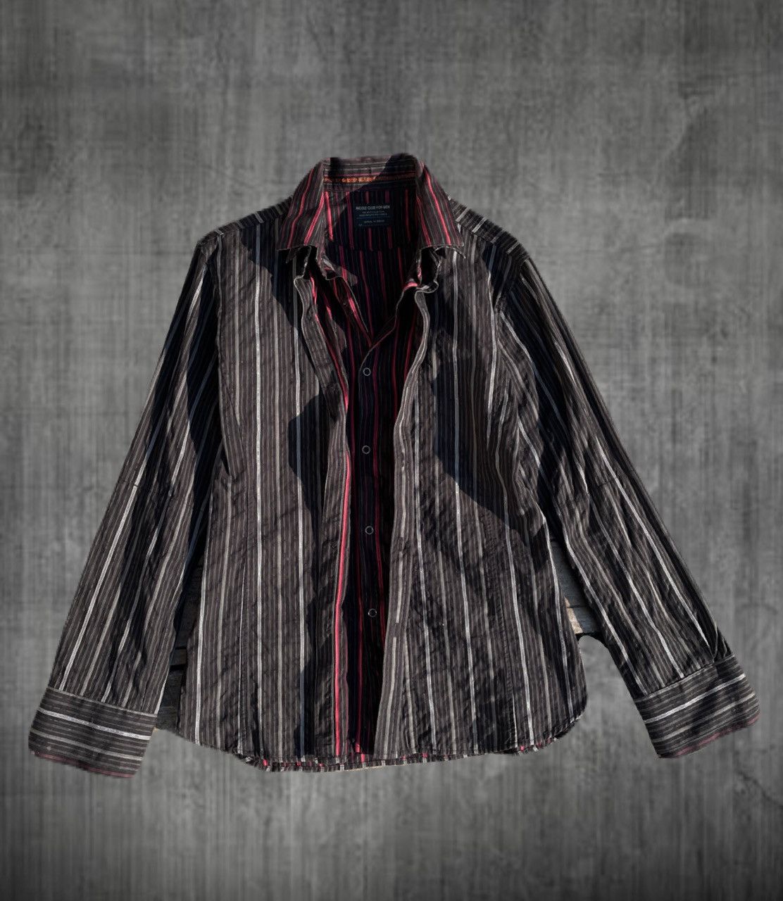 If Six Was Nine 2000s Japanese archive Vkei Layered Button Shirts Y2K Size US S / EU 44-46 / 1 - 1 Thumbnail