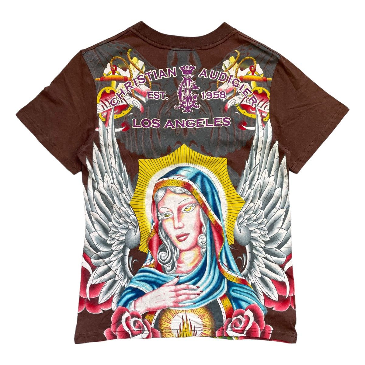 Ed Hardy VINTAGE Y2K ED HARDY CHRISTIAN AUDIGIER T-SHIRT Size S / US 4 / IT 40 - 1 Thumbnail
