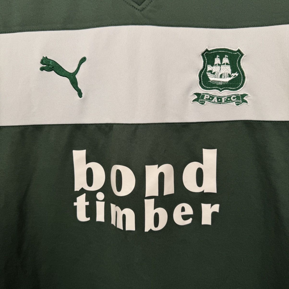 Puma Puma Plymouth Argyle Jersey 2012/2013 Home Football Soccer Size US XL / EU 56 / 4 - 12 Thumbnail