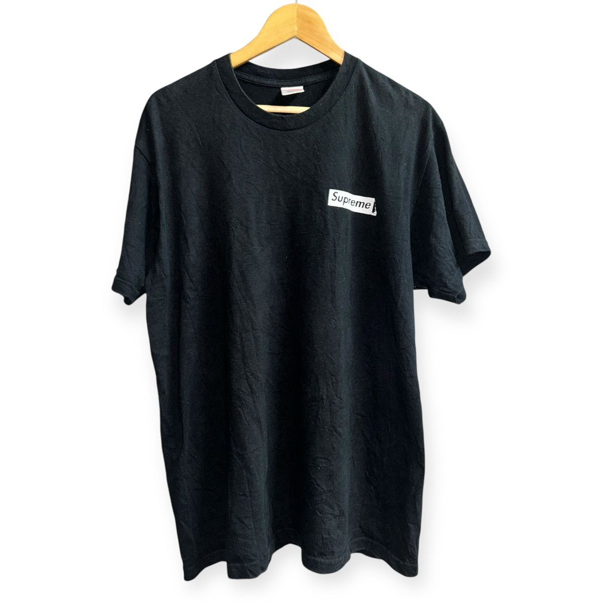 Supreme No More Shit Black Tee Size US L / EU 52-54 / 3 - 2 Thumbnail