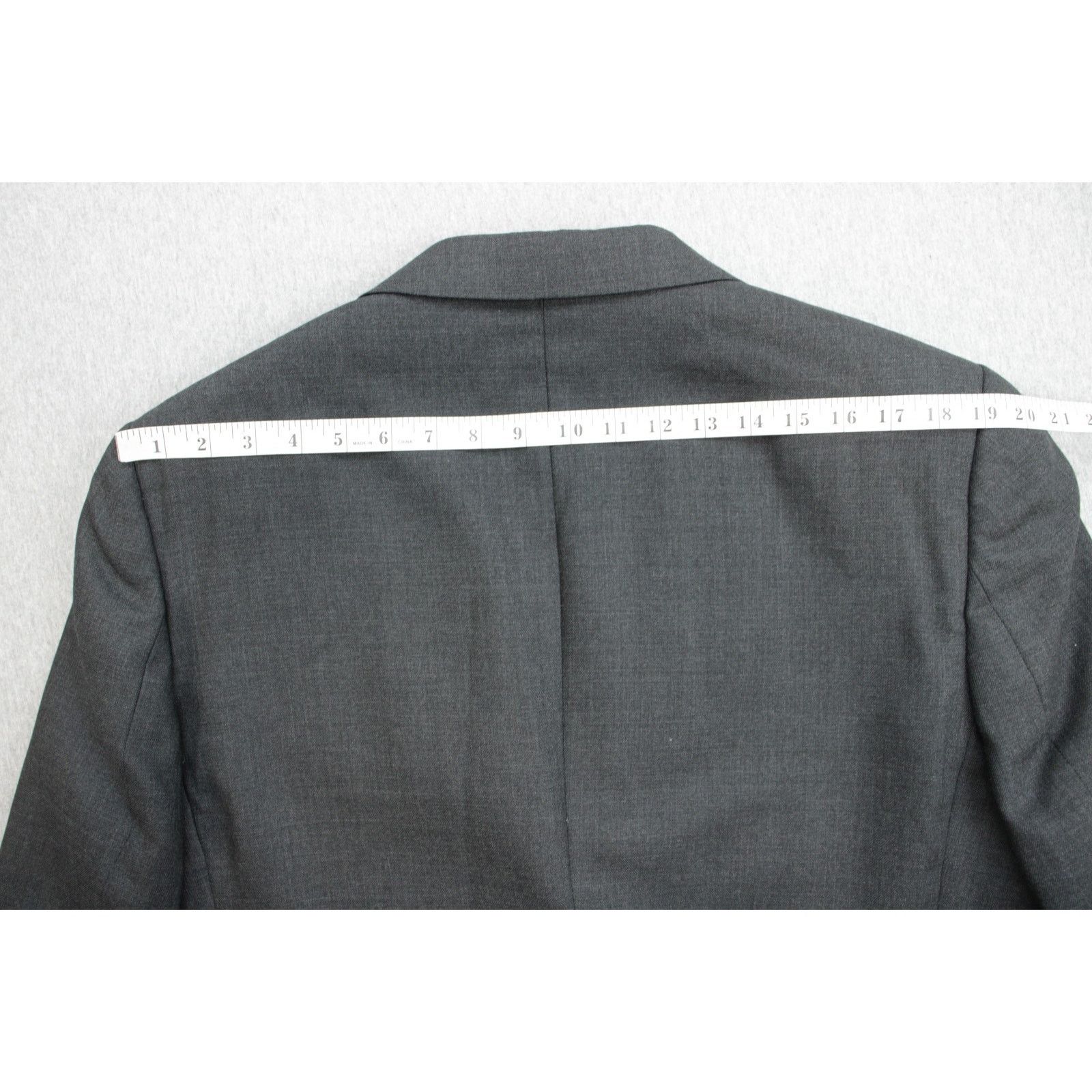 Charles Tyrwhitt Charles Tyrwhitt Blazer Mens 44R Gray 100% Wool Classic Fit Size 44R - 10 Thumbnail