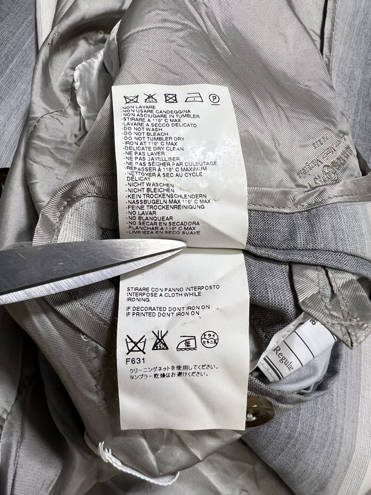 Maison Margiela Maison Margiela - S/S 13’ - Vertical Striped Blazer Size 46S - 17 Thumbnail