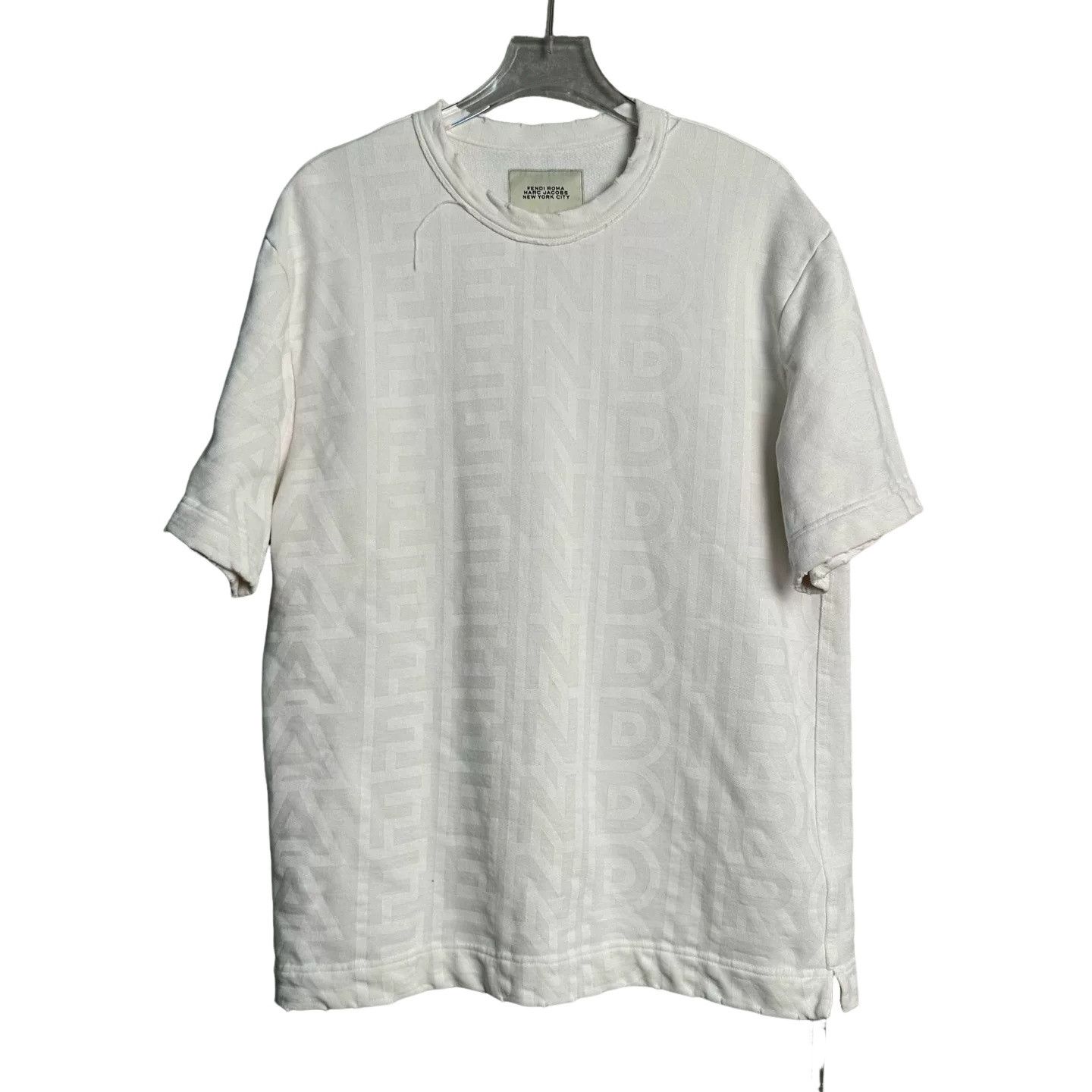 Fendi Fendi x Marc Jacobs Monogram Logo T-Shirt L Size US L / EU 52-54 / 3 - 1 Thumbnail