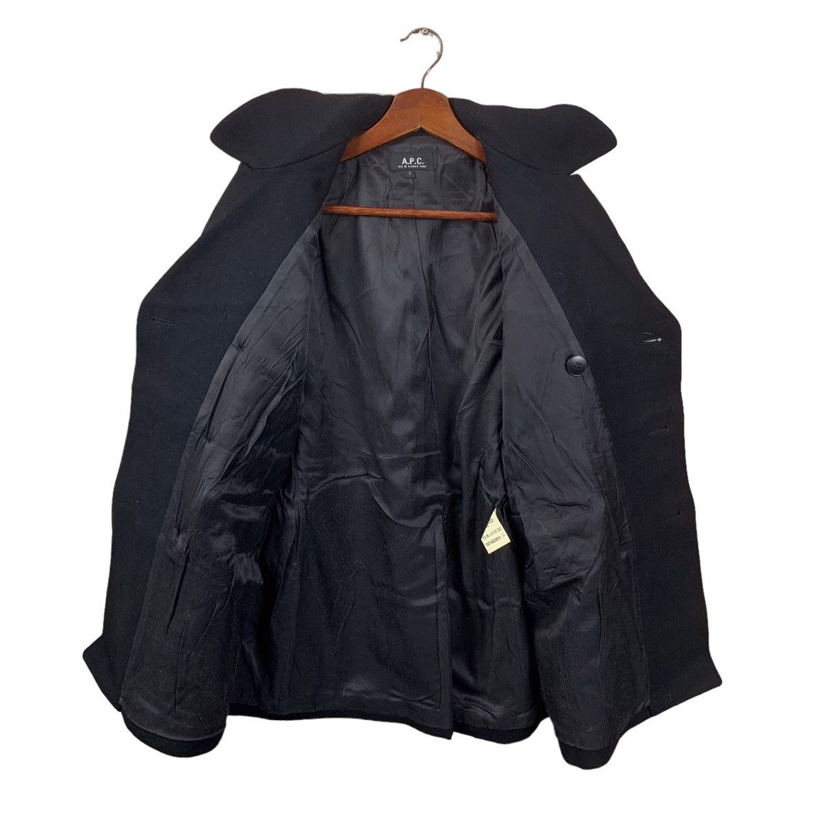 A.P.C. Vintage A.P.C Rue De Fleurus Women Wool Coat Size S / US 4 / IT 40 - 5 Thumbnail