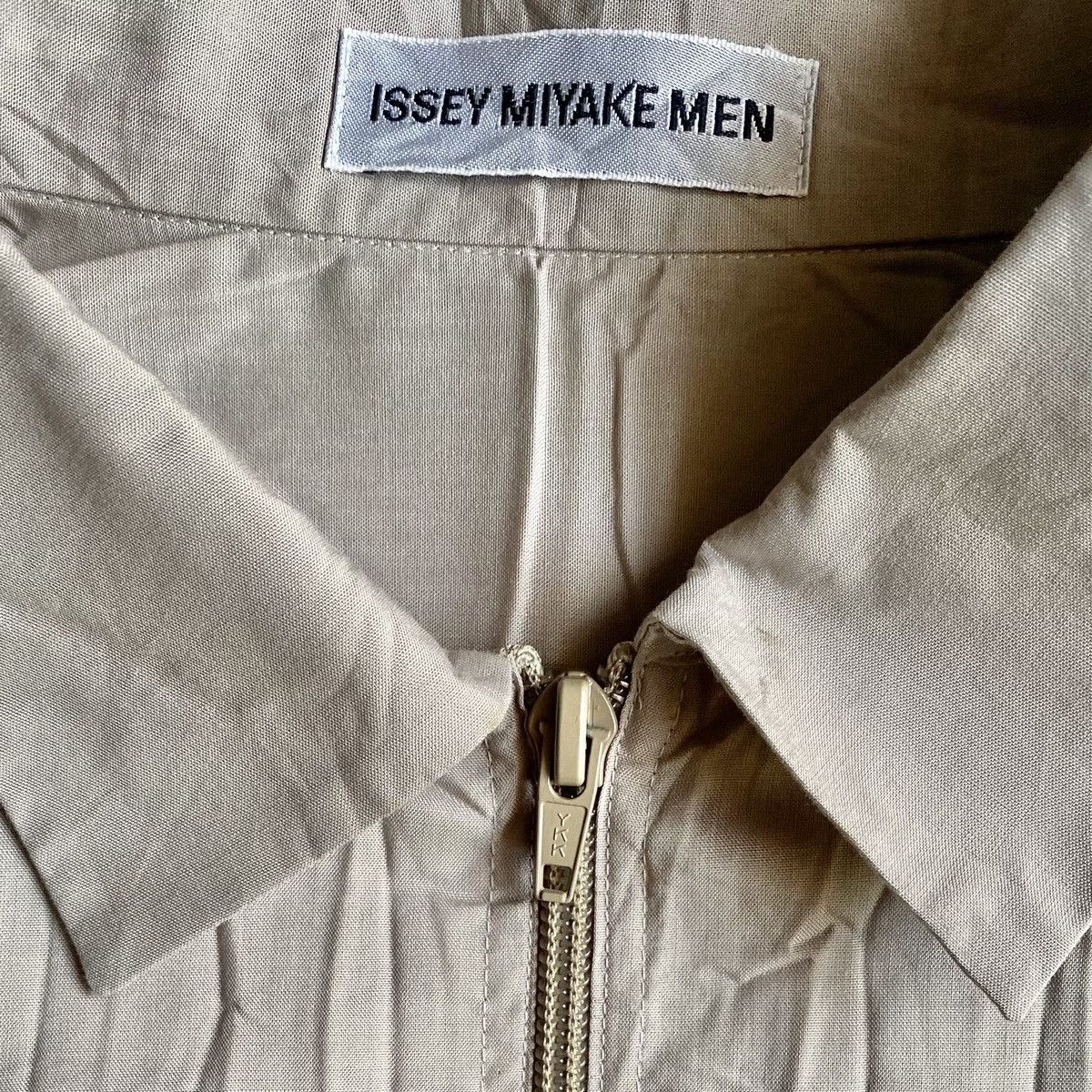 Issey Miyake Vintage SS99 Wrinkle ZipUp Shirt Size US L / EU 52-54 / 3 - 6 Thumbnail