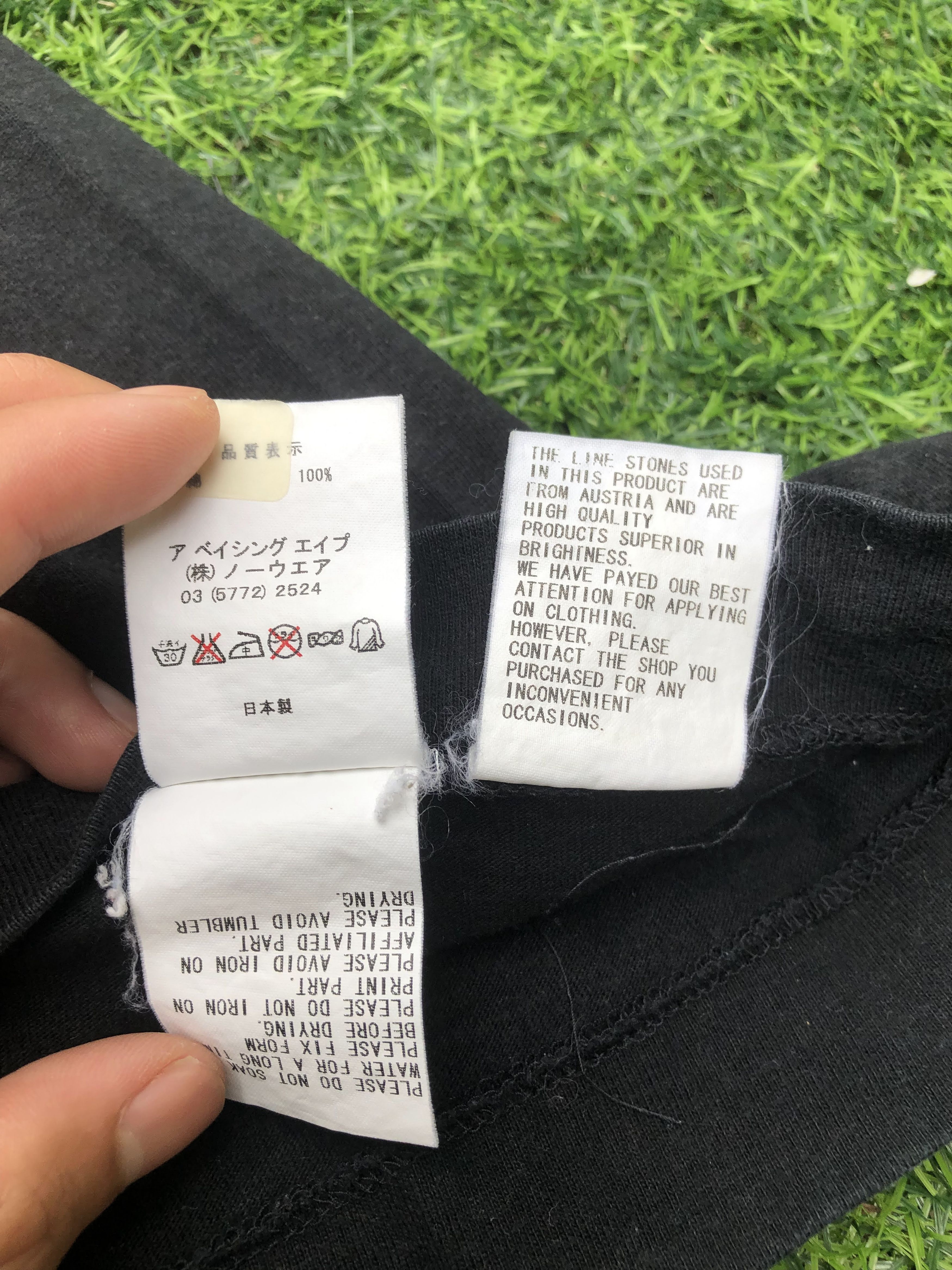 Bape A Bathing Ape Swarovski Angry Ape (T057) Size US L / EU 52-54 / 3 - 8 Thumbnail