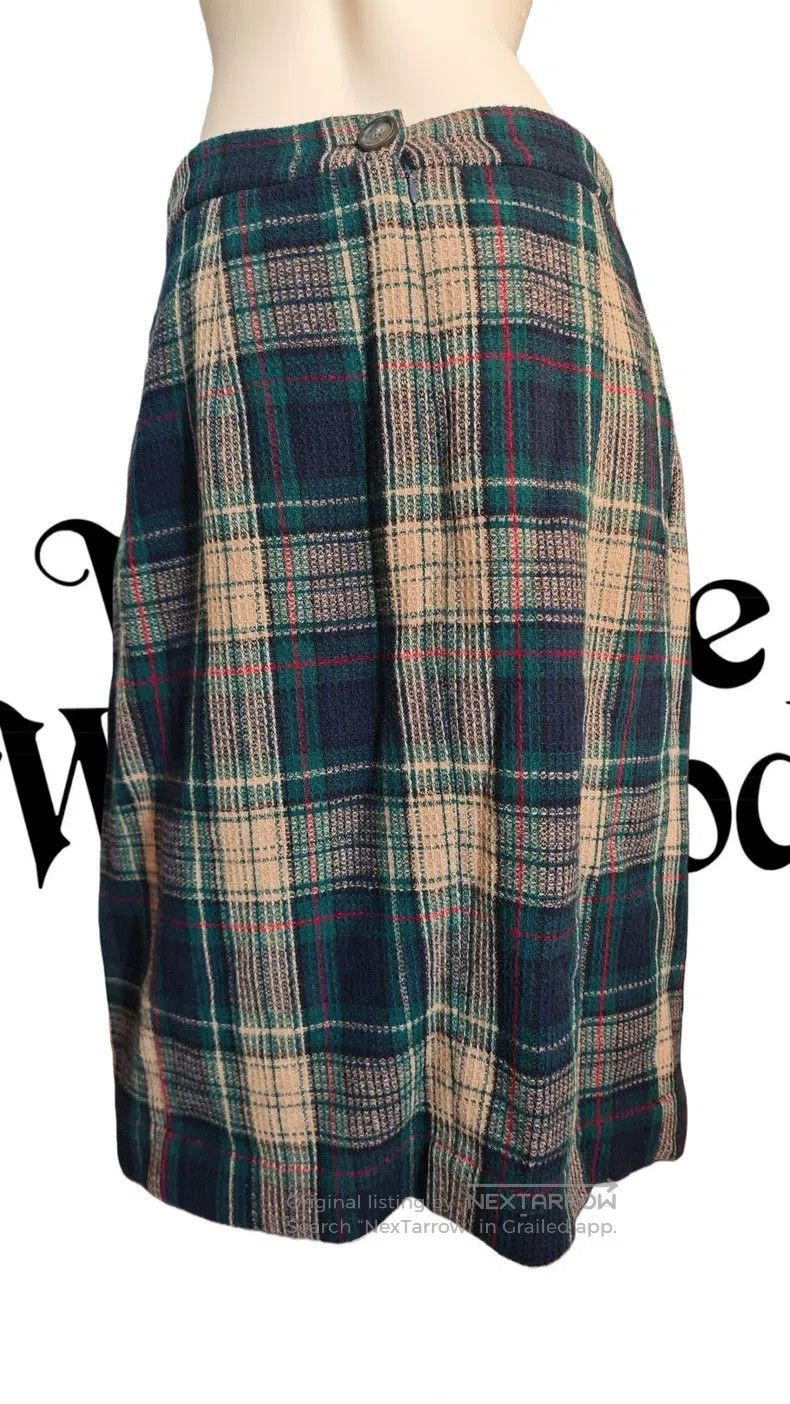 Vivienne Westwood Vivienne Westwood Wool Plaid Skirt Size 28" / US 6 / IT 42 - 3 Thumbnail