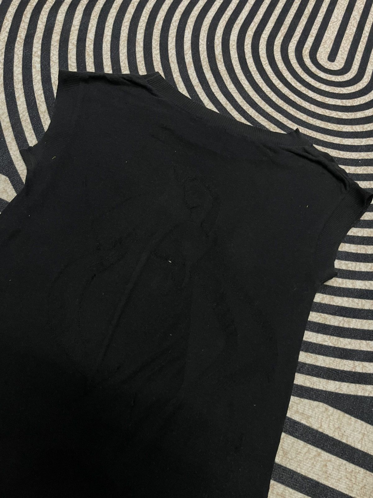 Y's VINTAGE YOHJI YAMAMOTO SLEEVELESS ABSTRACT DESIGN RARE Size US M / EU 48-50 / 2 - 14 Thumbnail
