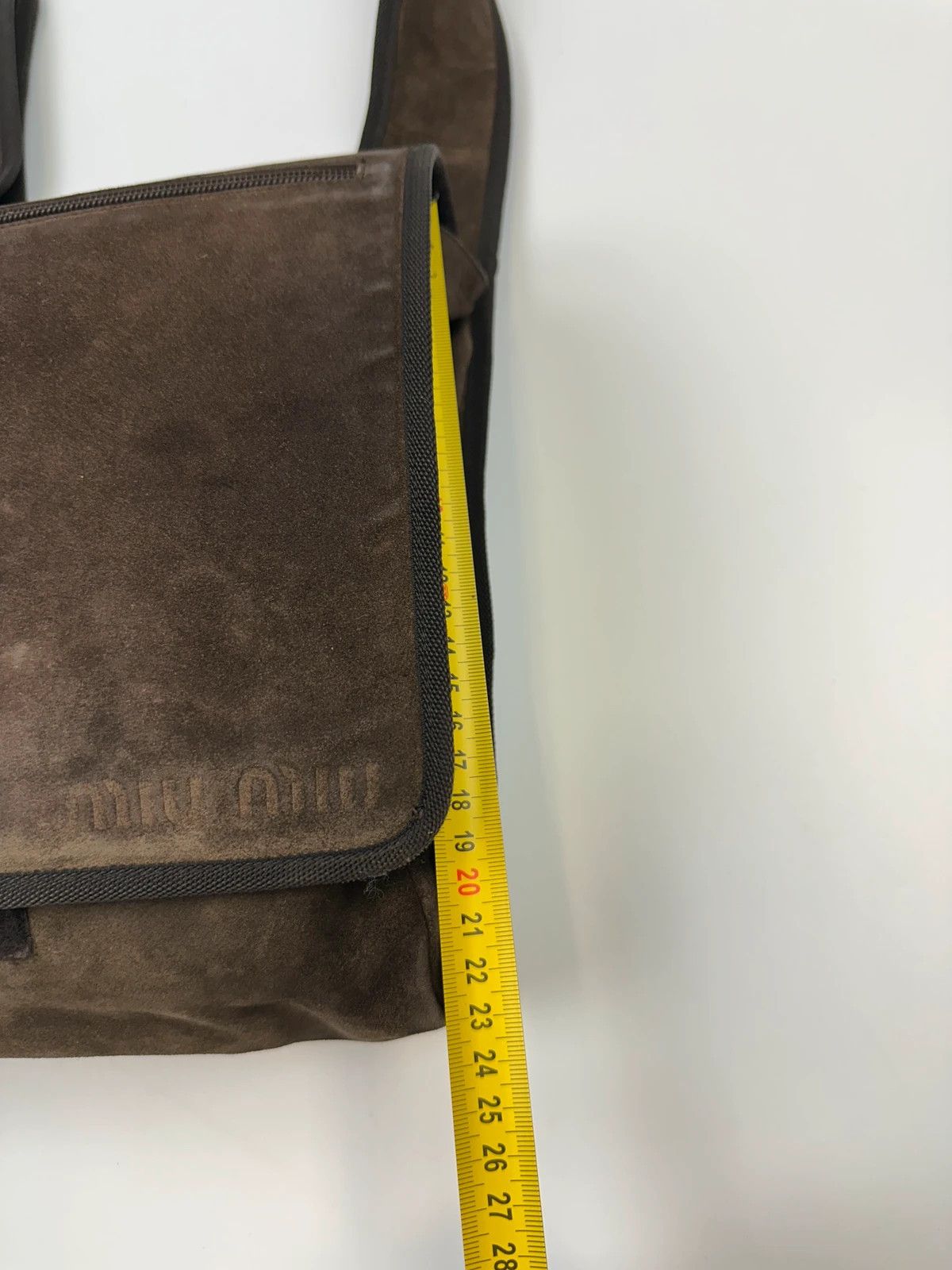 Miu Miu Miu Miu FW1999 Suede & Mesh SideBag CrossBody Size ONE SIZE - 18 Thumbnail