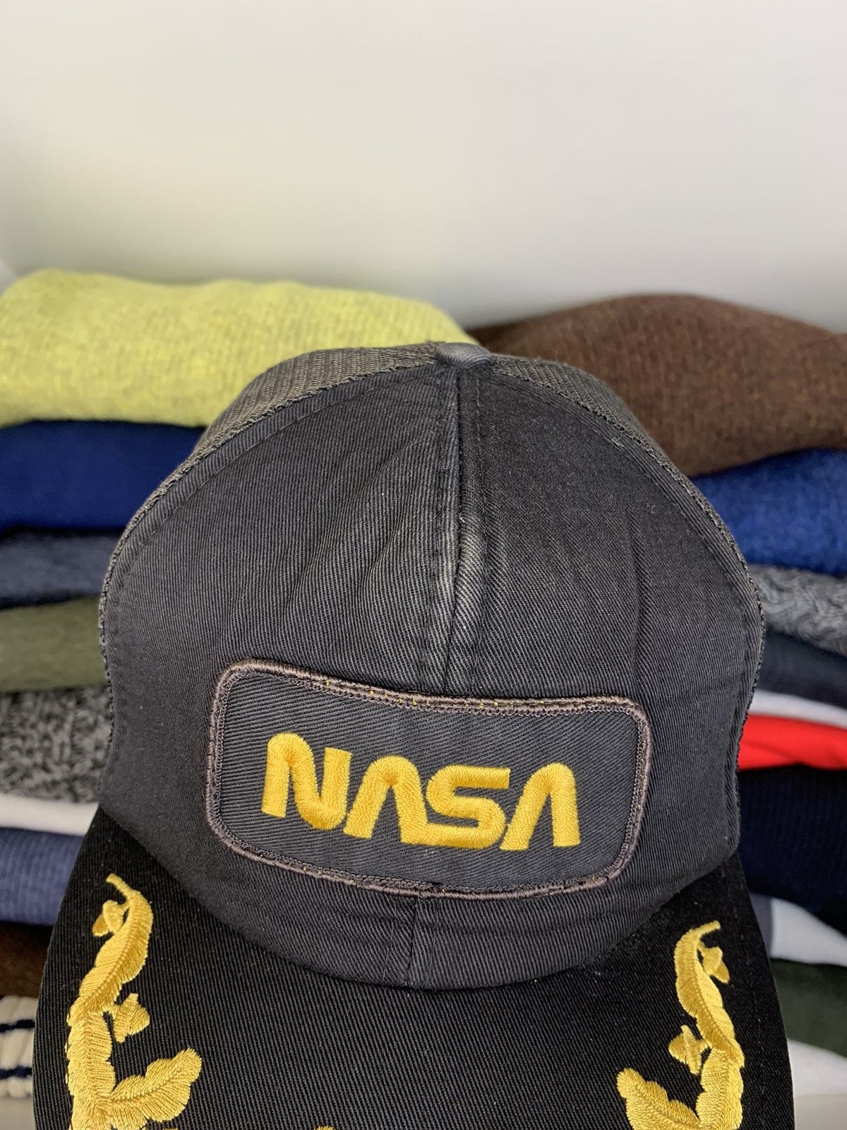 NASA × Vintage Vintage NASA Mesh Cap Hat Size ONE SIZE - 4 Thumbnail