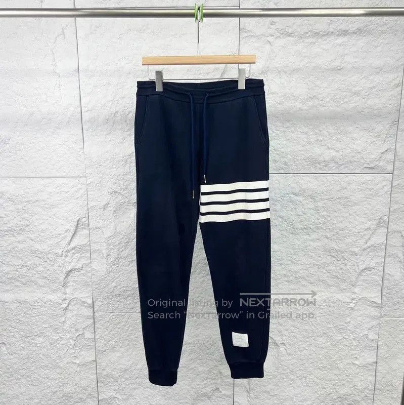 Thom Browne Thom Browne Blue Cotton Casual Pants . Size 28" / US 6 / IT 42 - 1 Thumbnail