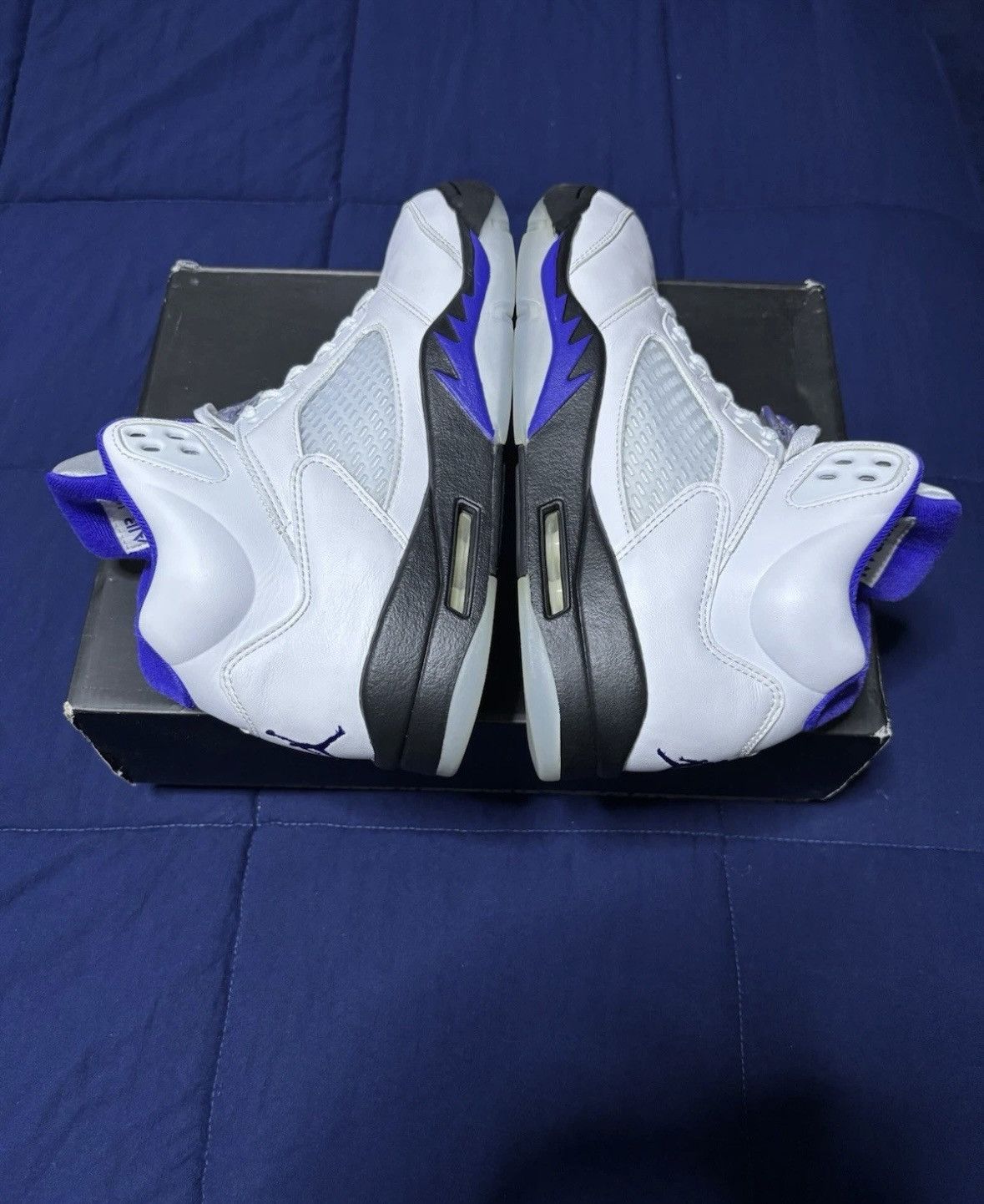Jordan Brand Jordan 5 Retro Concord 2022 Size 9.5 Size US 9.5 / EU 42-43 - 3 Thumbnail